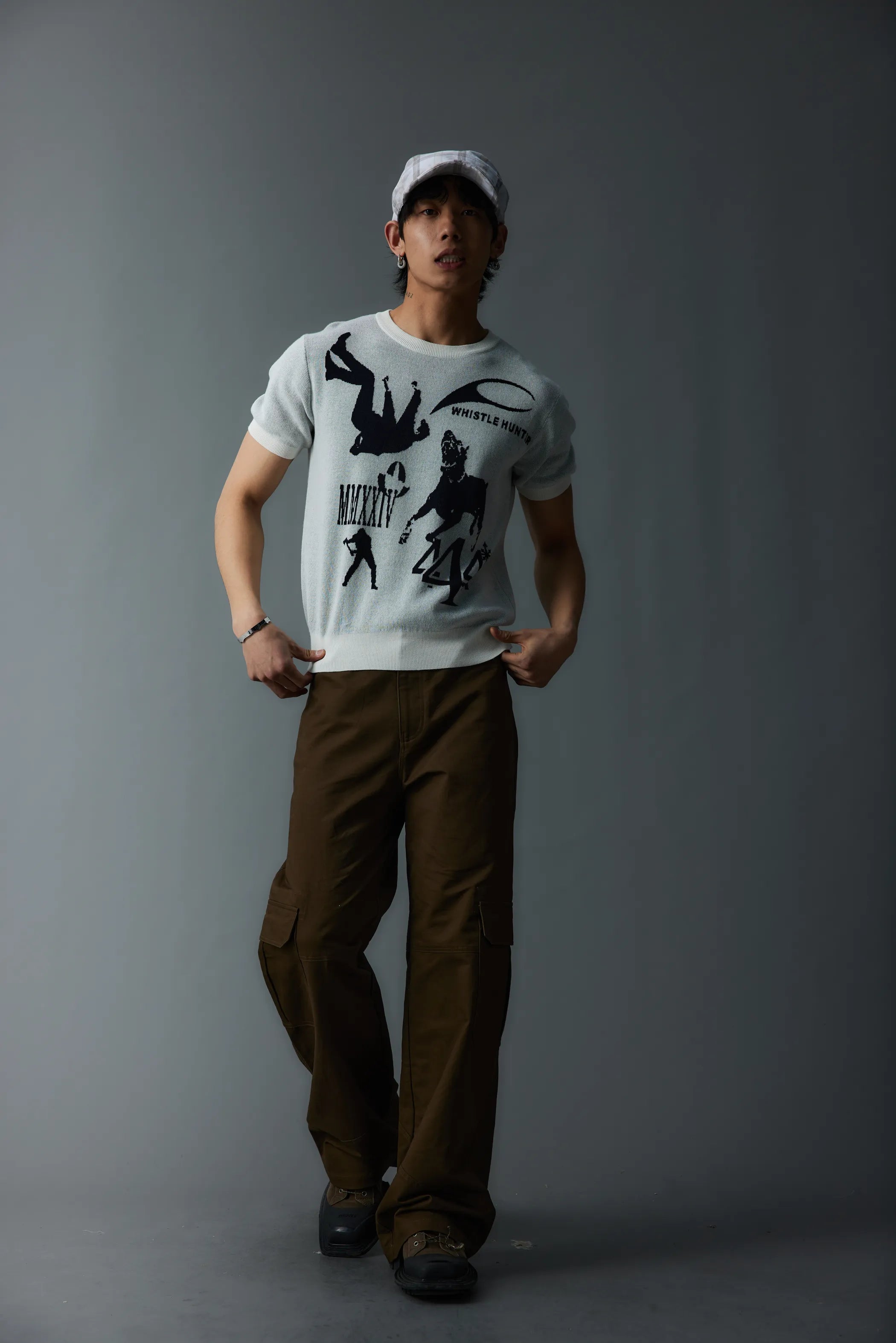 Model shot of Vintage Graphic Jersey Tee 8