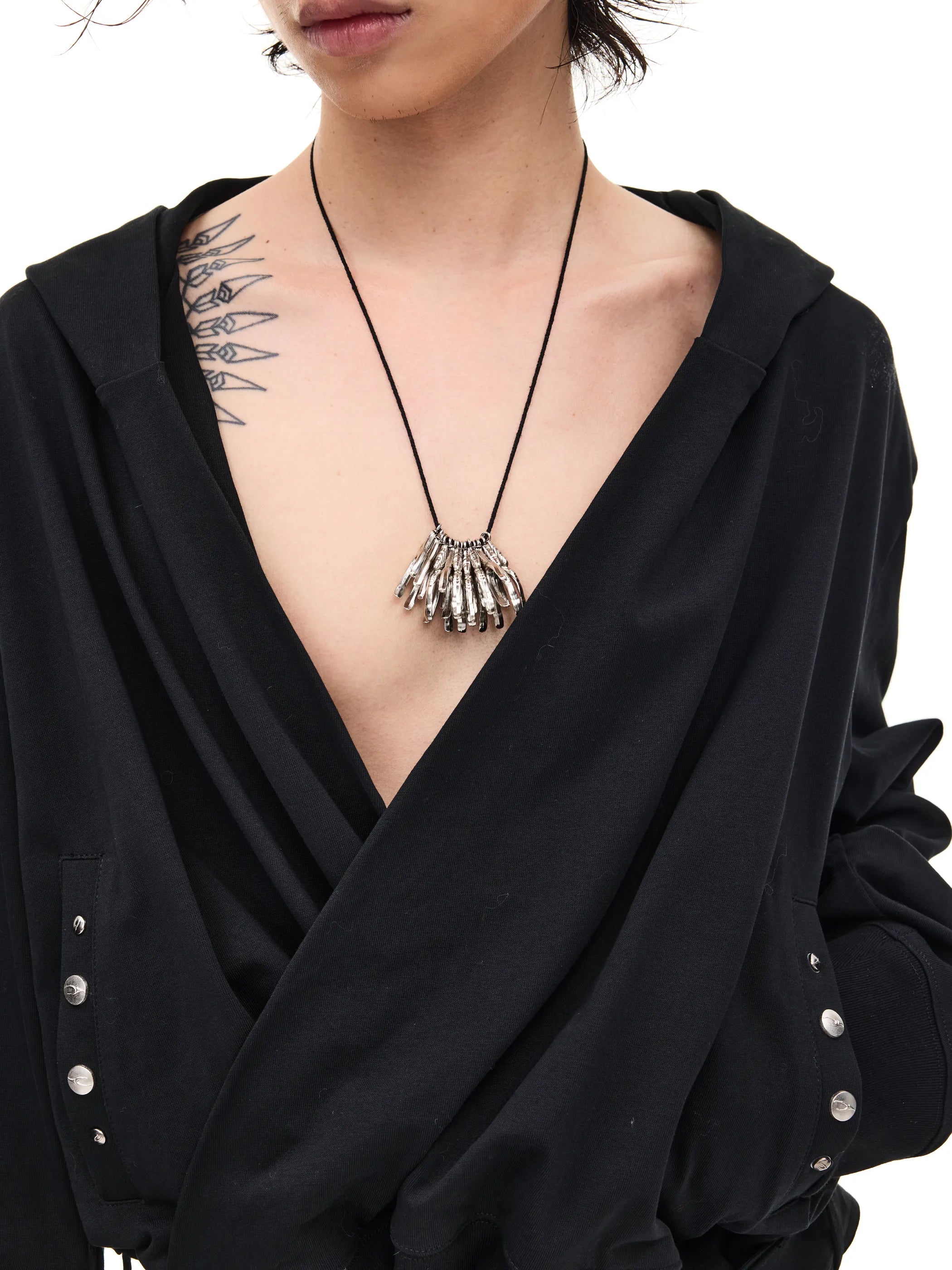 Deep V Hoodie