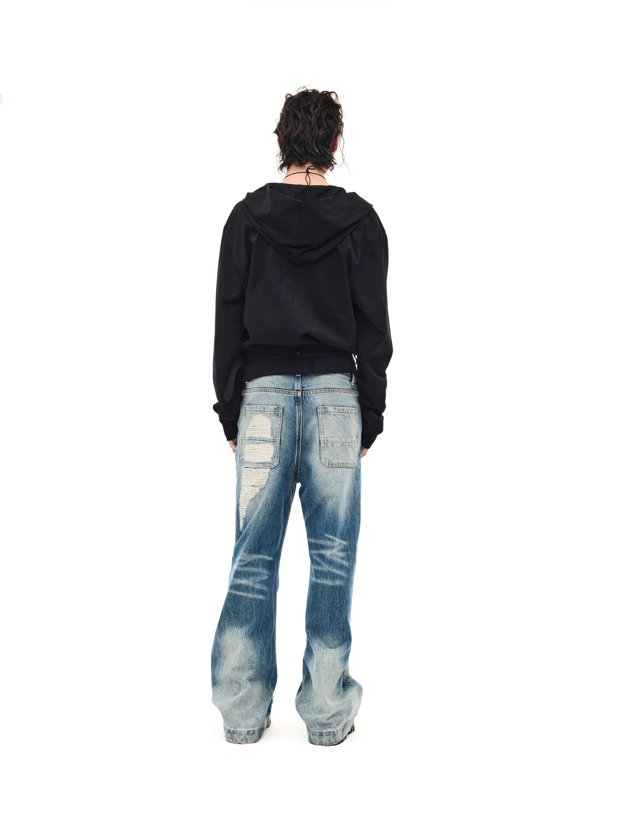 Deep V Hoodie
