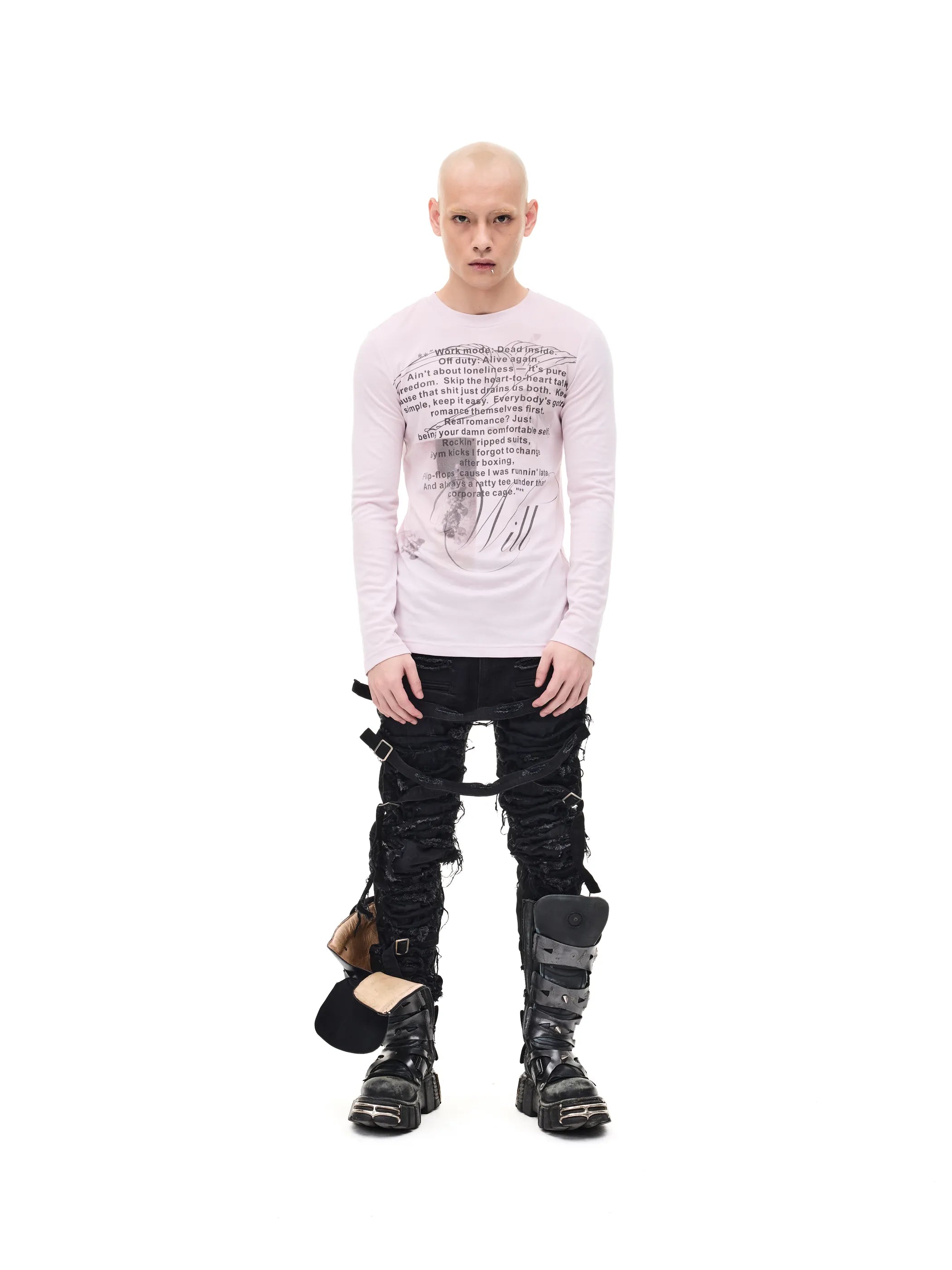 Printed Slim-fit Stretch Tee