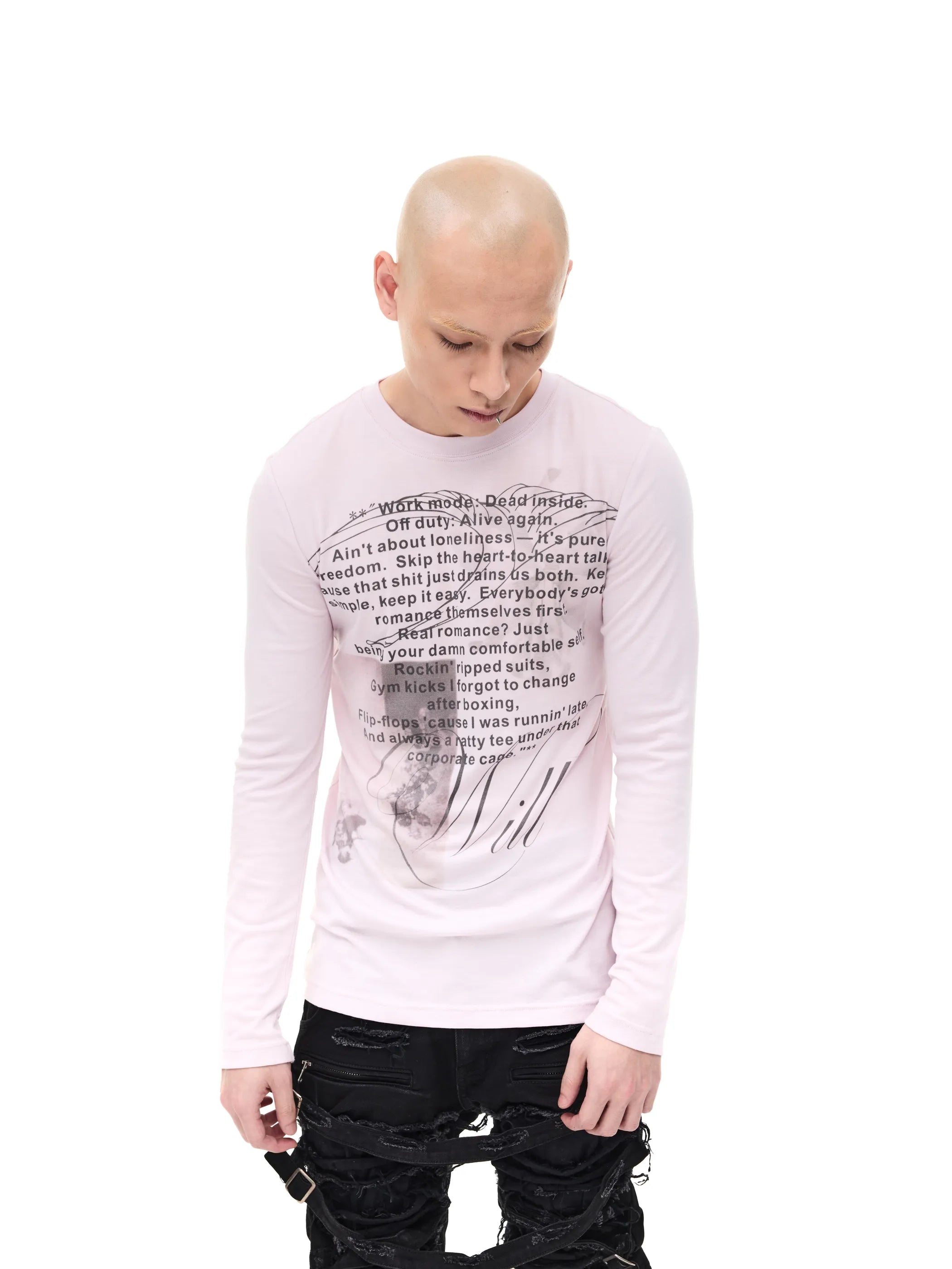 Printed Slim-fit Stretch Tee