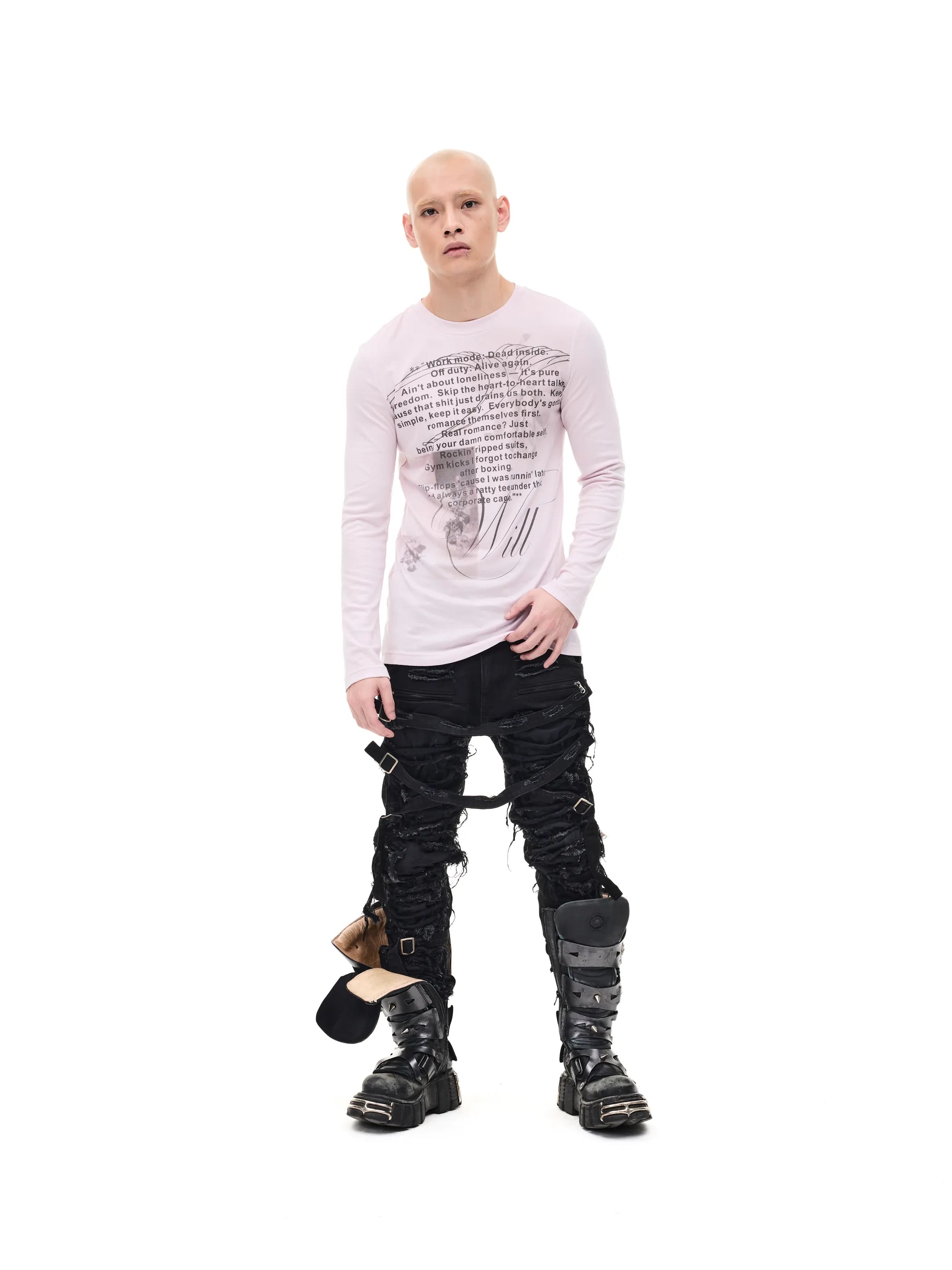 Printed Slim-fit Stretch Tee