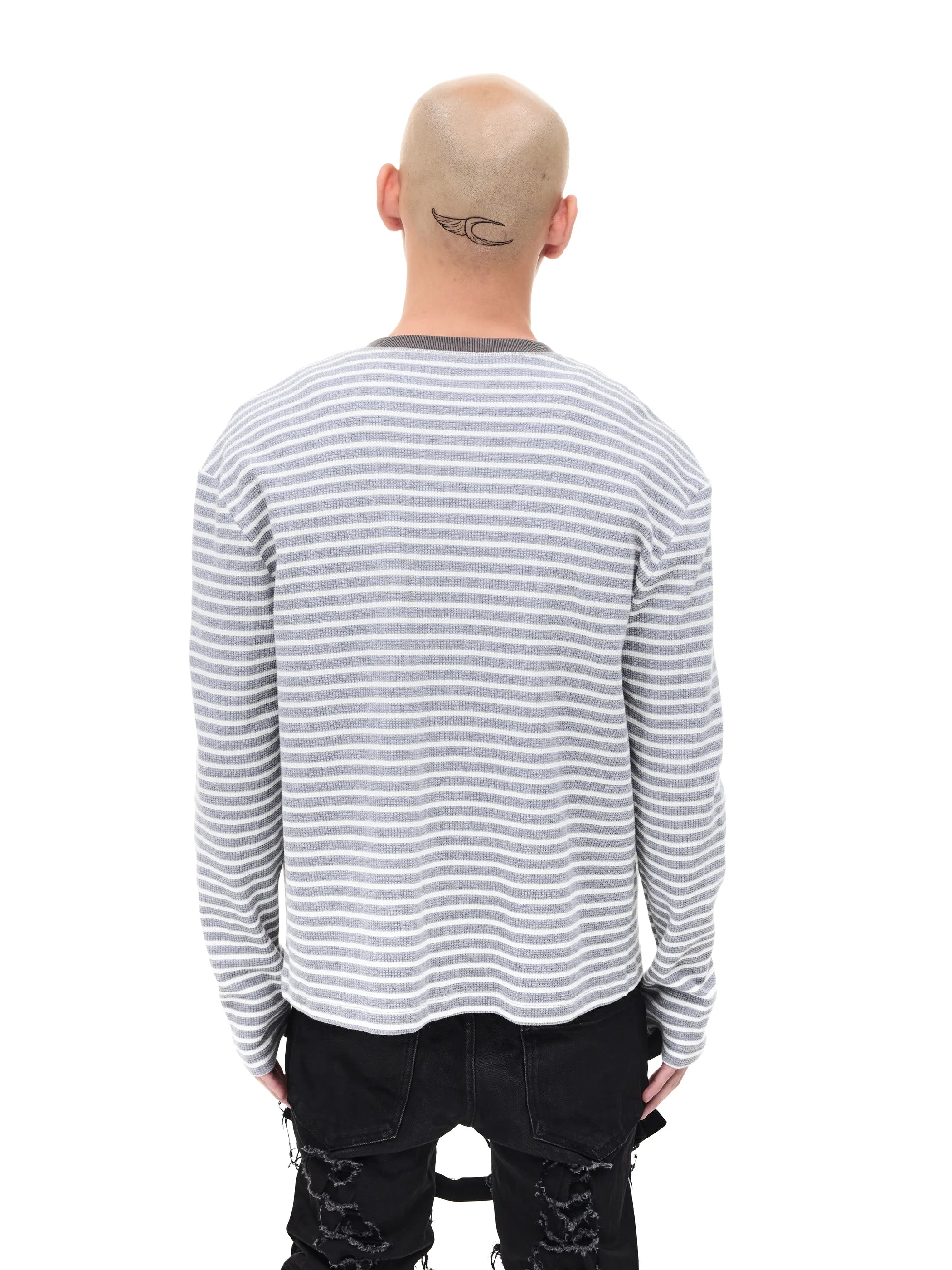 Striped Slim Knit Cardigan