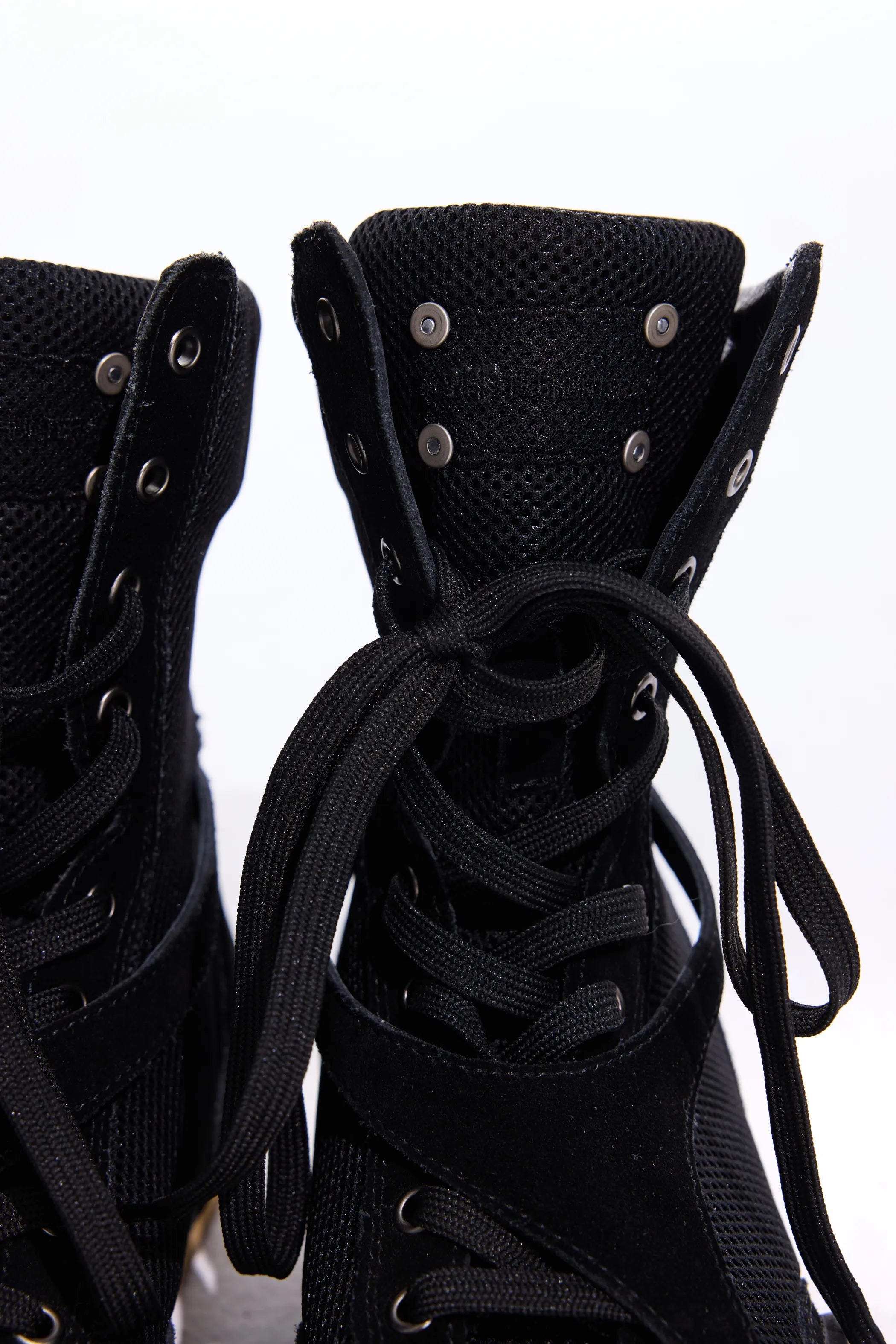 Boxing boots with lace detailing