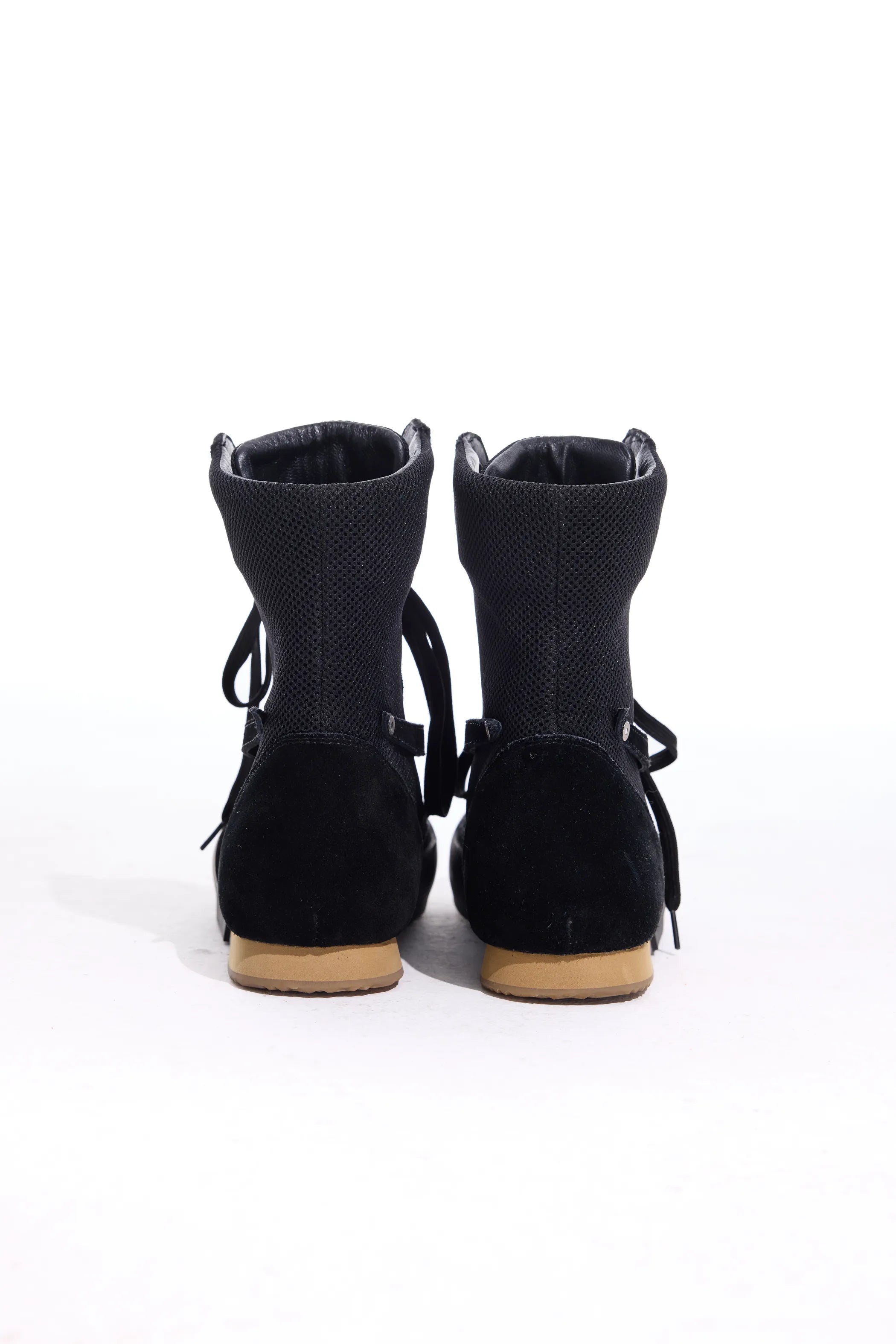 Boxing boots with lace detailing