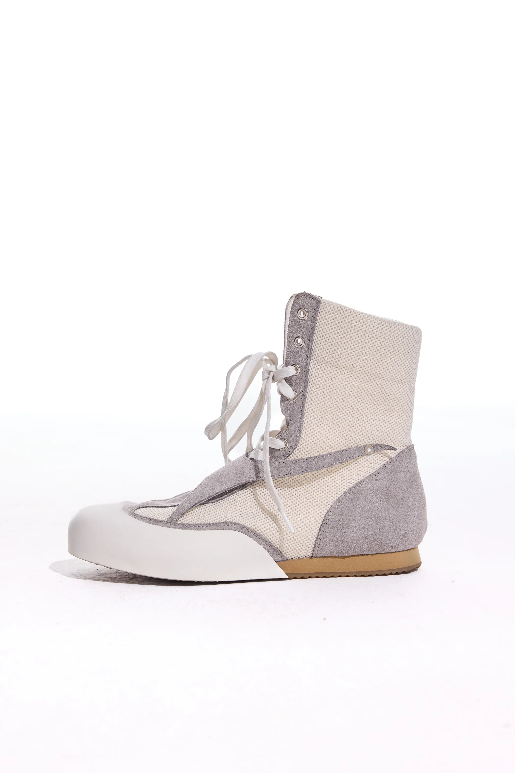 Boxing boots with lace detailing