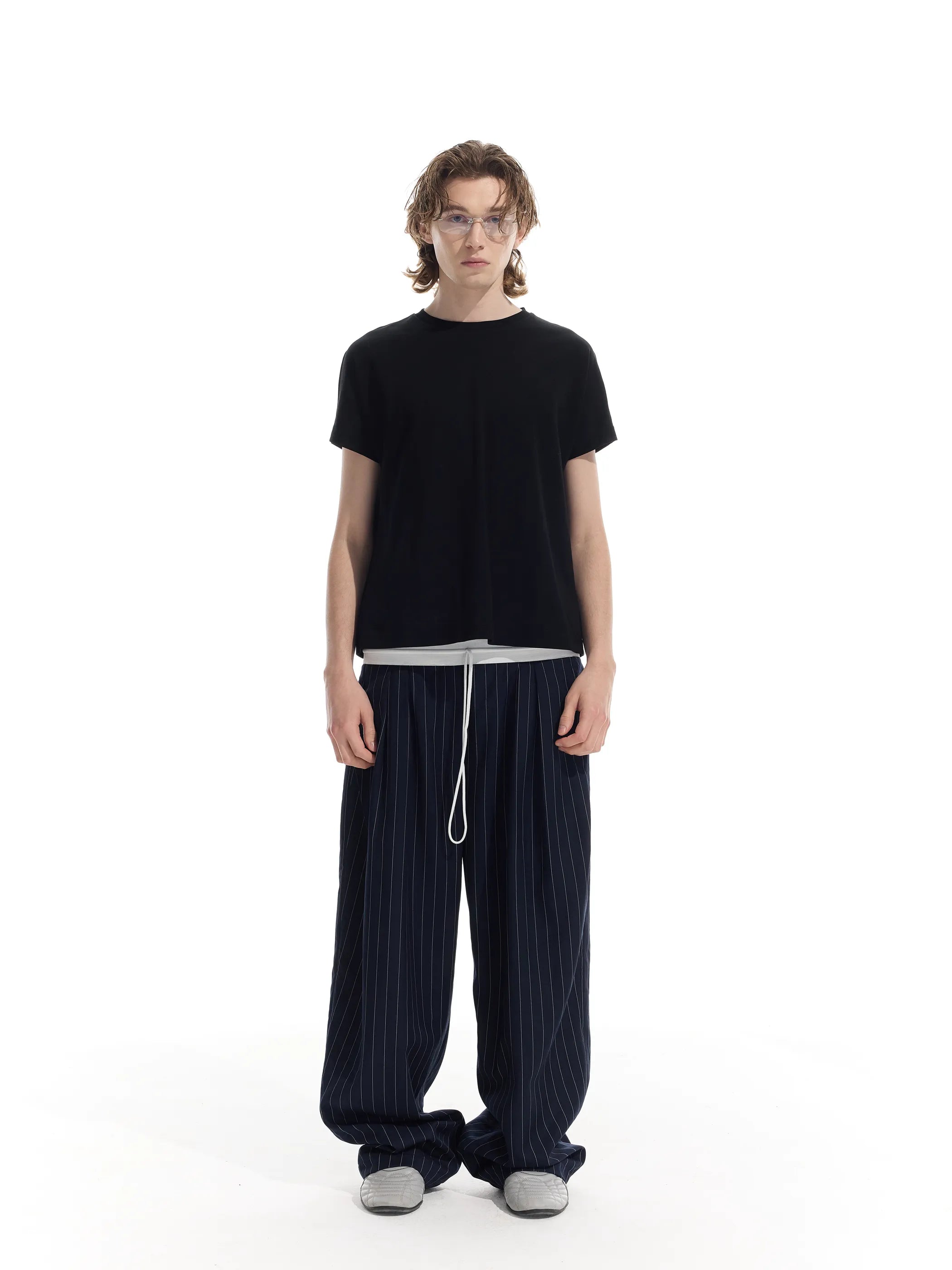 Model shot of Essential Commute Short-Sleeve Tee 2