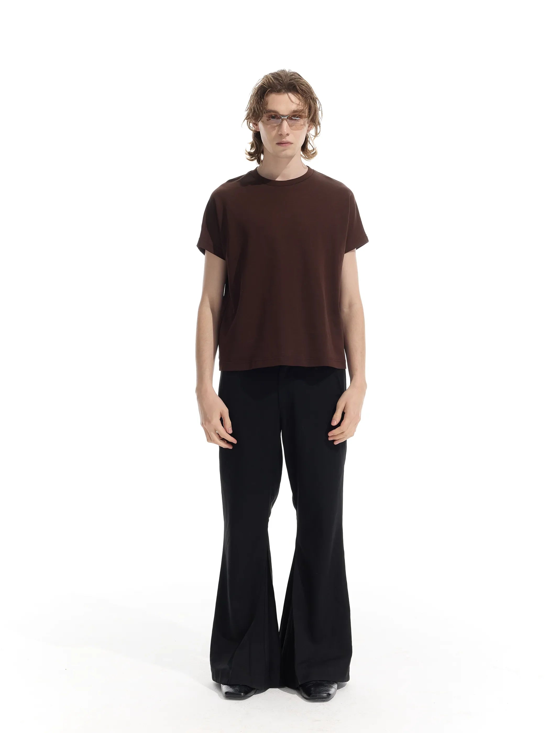 Model shot of Essential Commute Short-Sleeve Tee 2