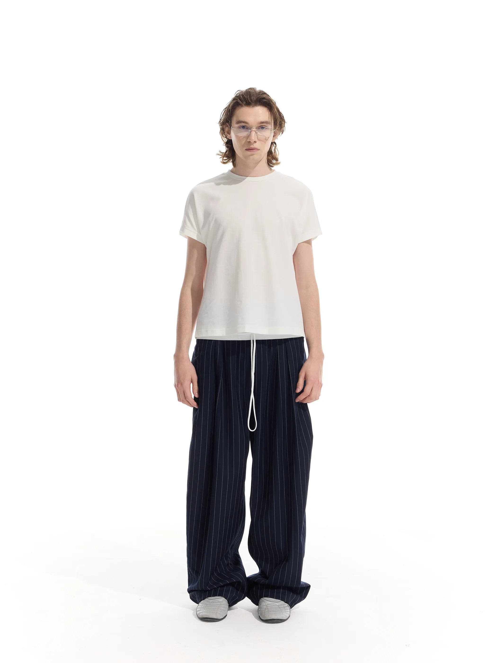 Model shot of Essential Commute Short-Sleeve Tee 2