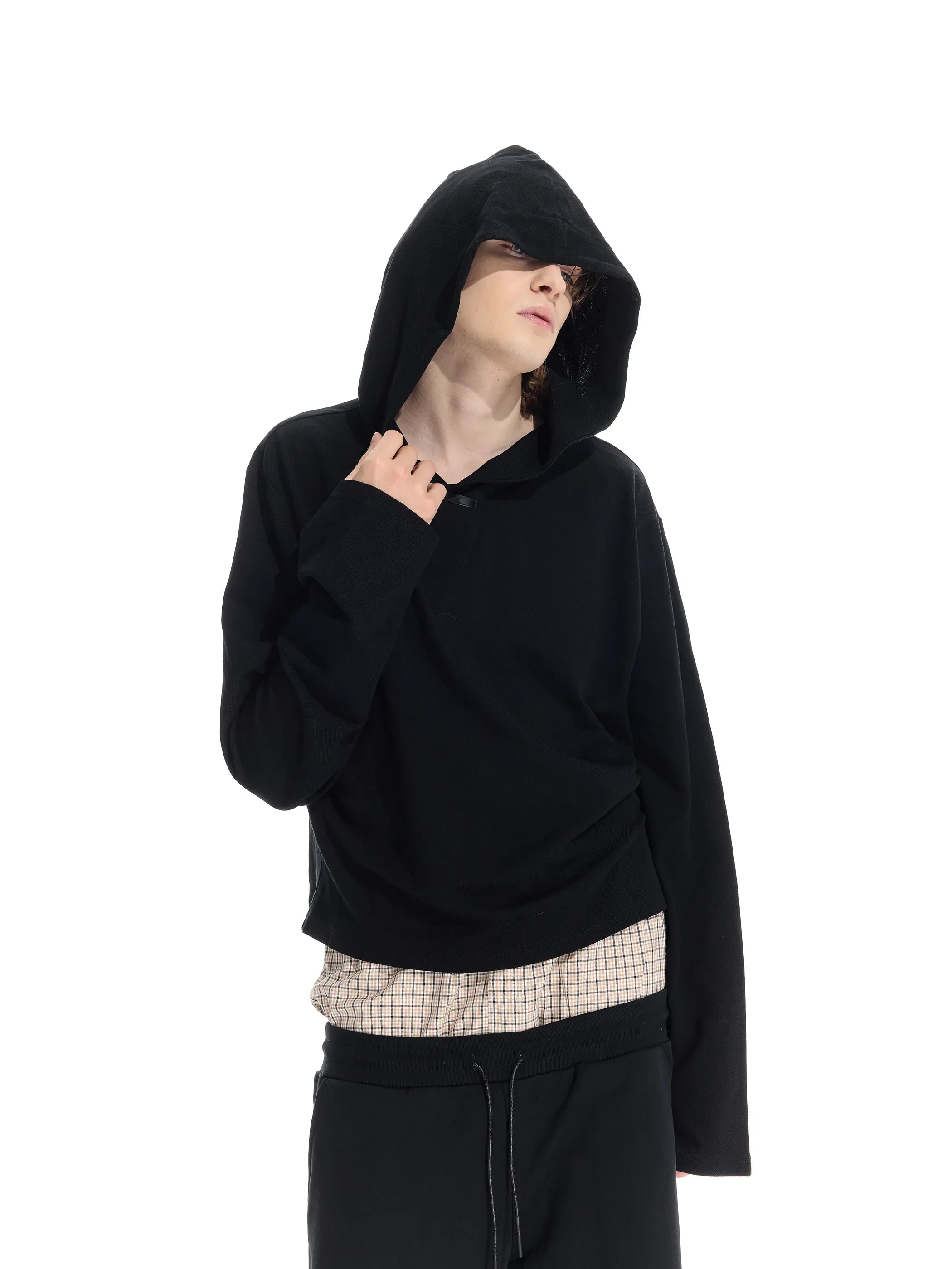 Model shot of Lightweight Hooded T-Shirt 4