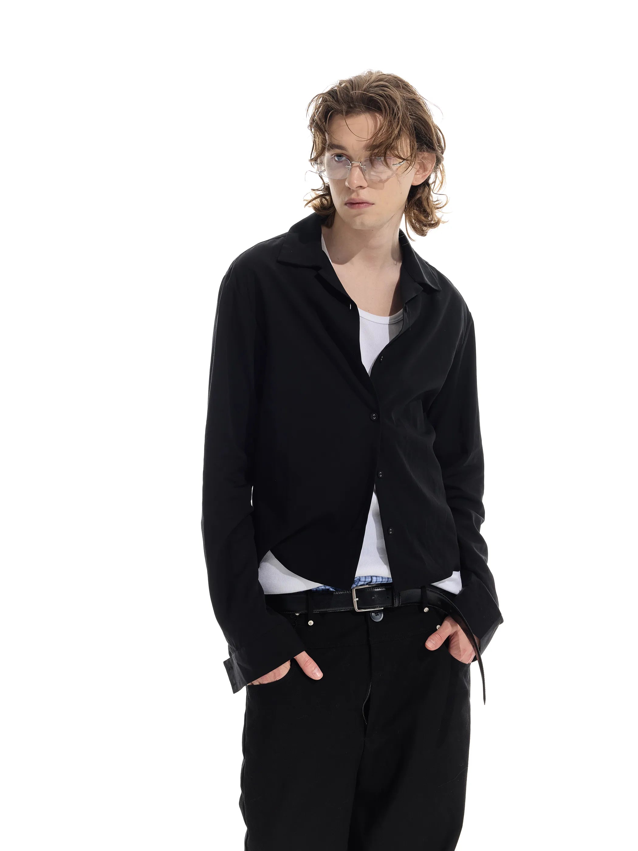 Main shot of Rose Fabric Long Shirt