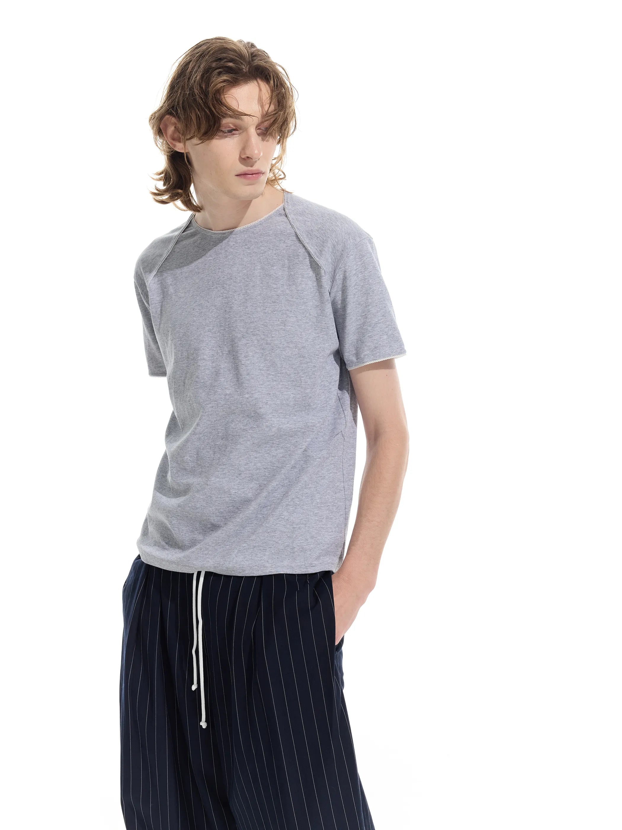 Main shot of Sorona Lace Trim T-Shirt