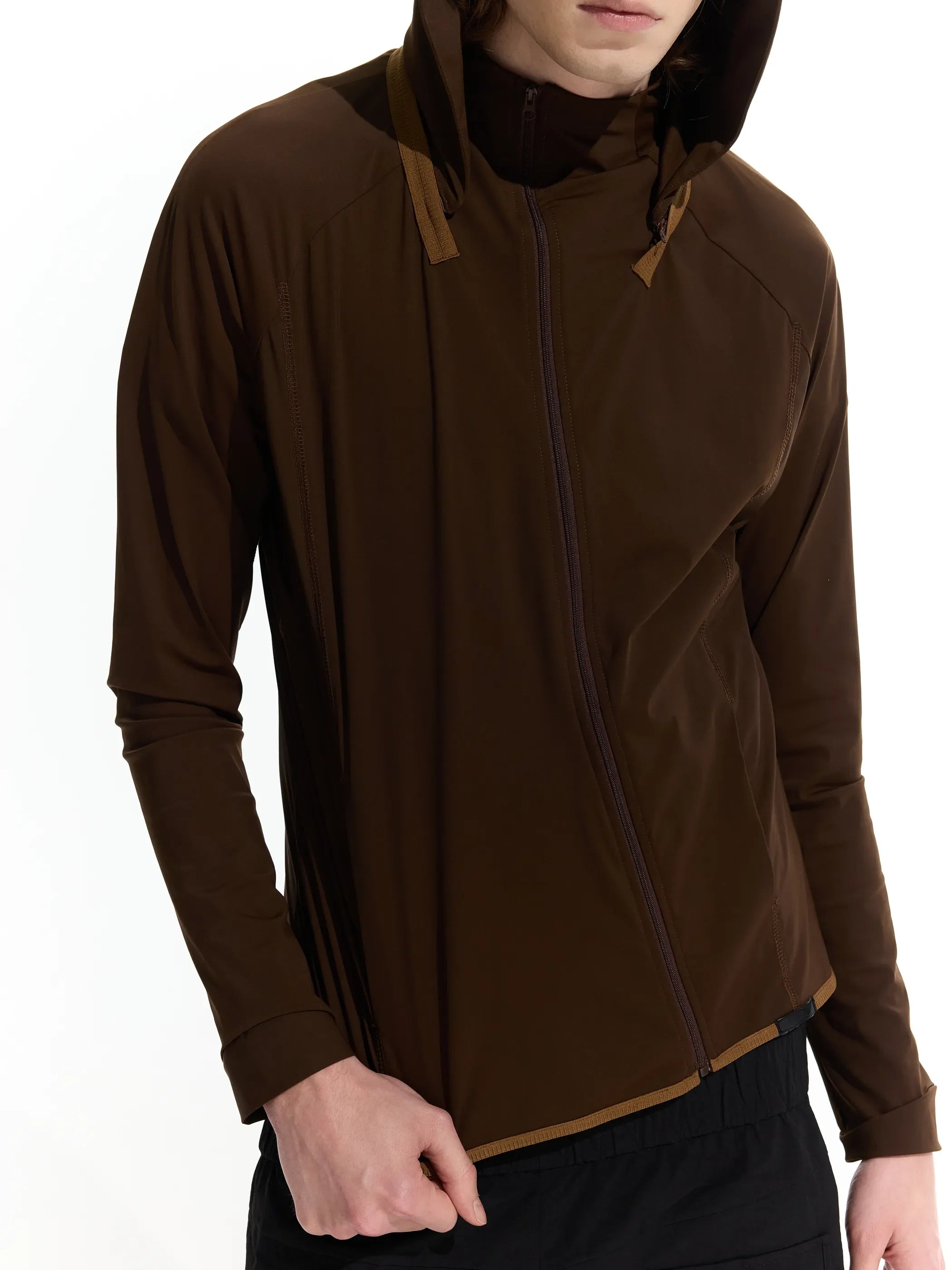Model shot of UPF50+ Detachable Hood Sun Protection Jacket 3