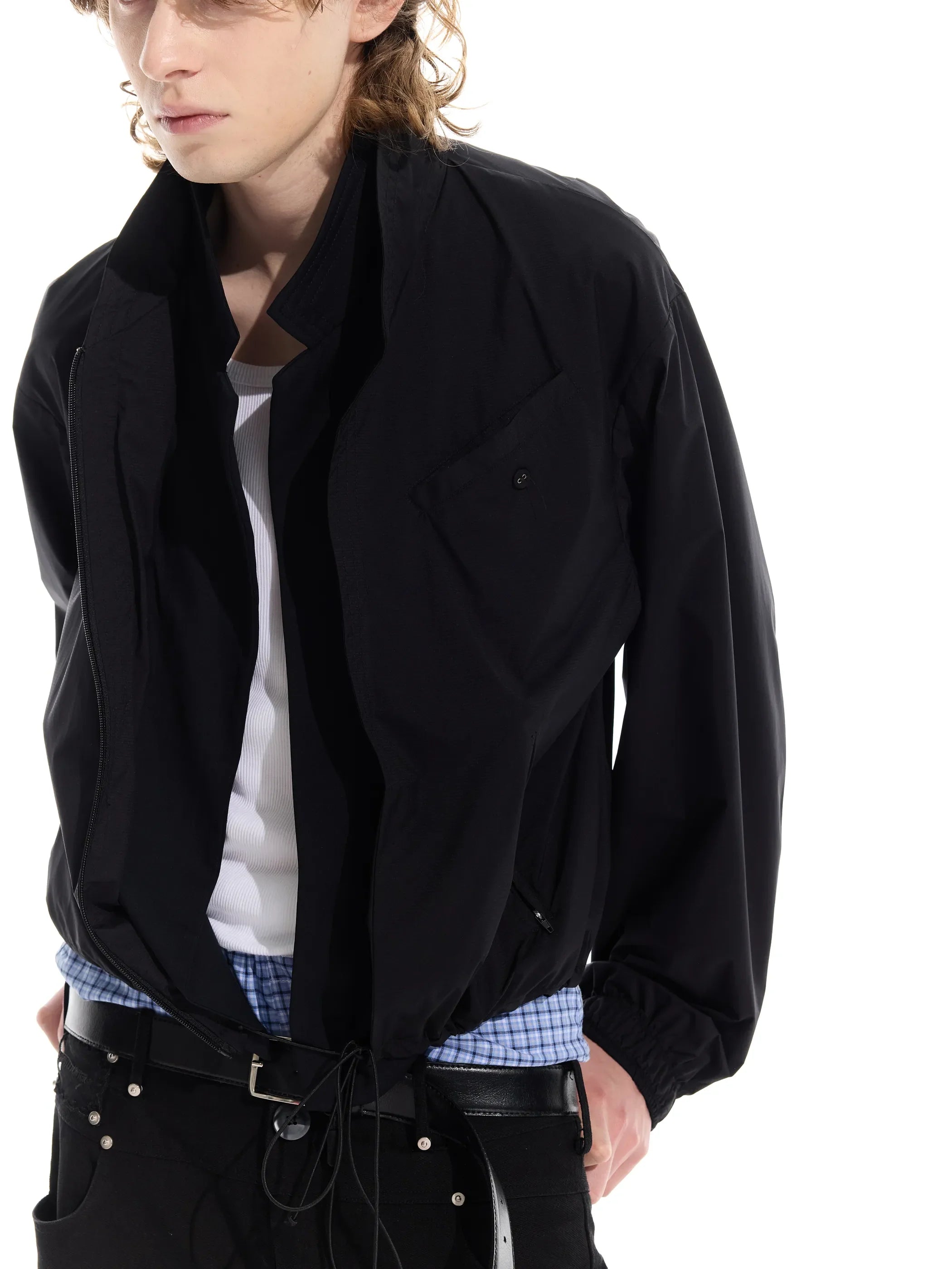 Model shot of UPF50+ Taoist Robe Style Sun Protection Jacket 3