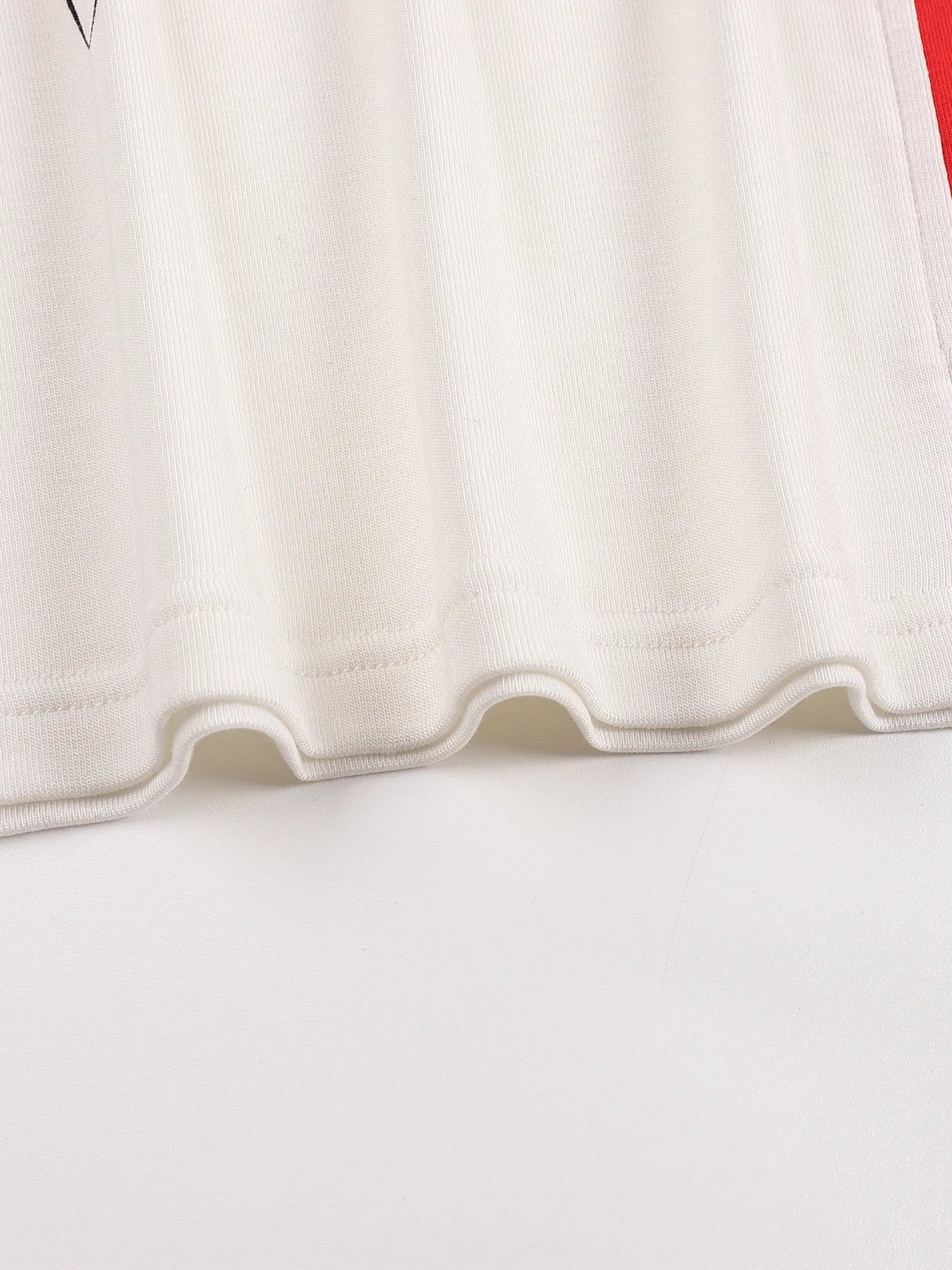 Embroidered Print Patchwork Fitted Long-sleeve Jersey