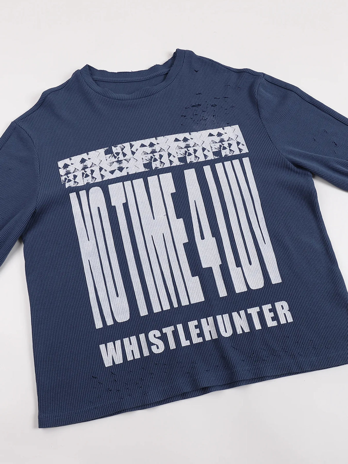 notimeforluv Print Waffle Long Sleeves