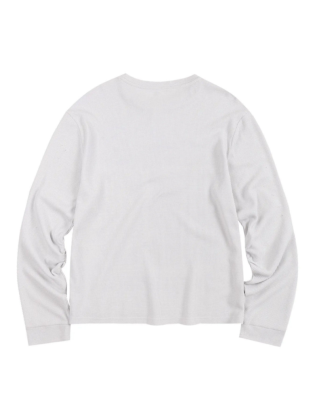 notimeforluv Print Waffle Long Sleeves