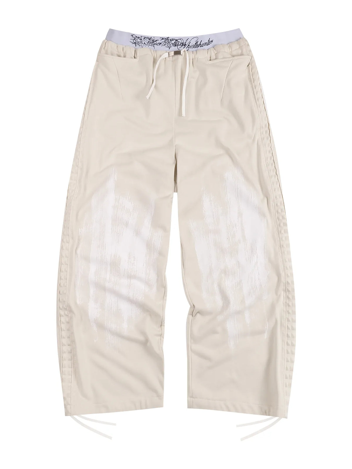 Ribbed Embossed Sweatpants