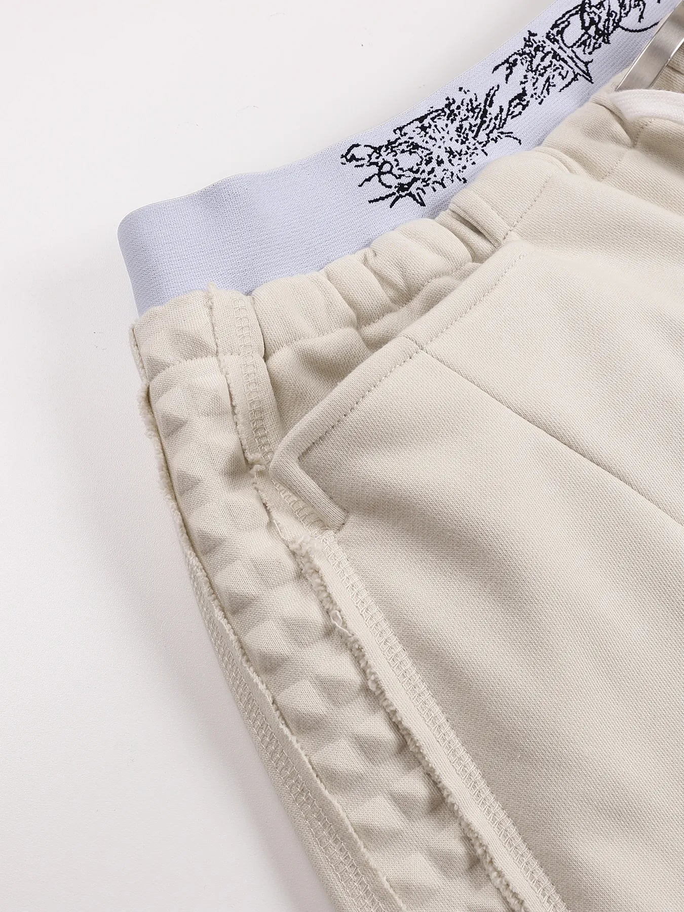 Ribbed Embossed Sweatpants