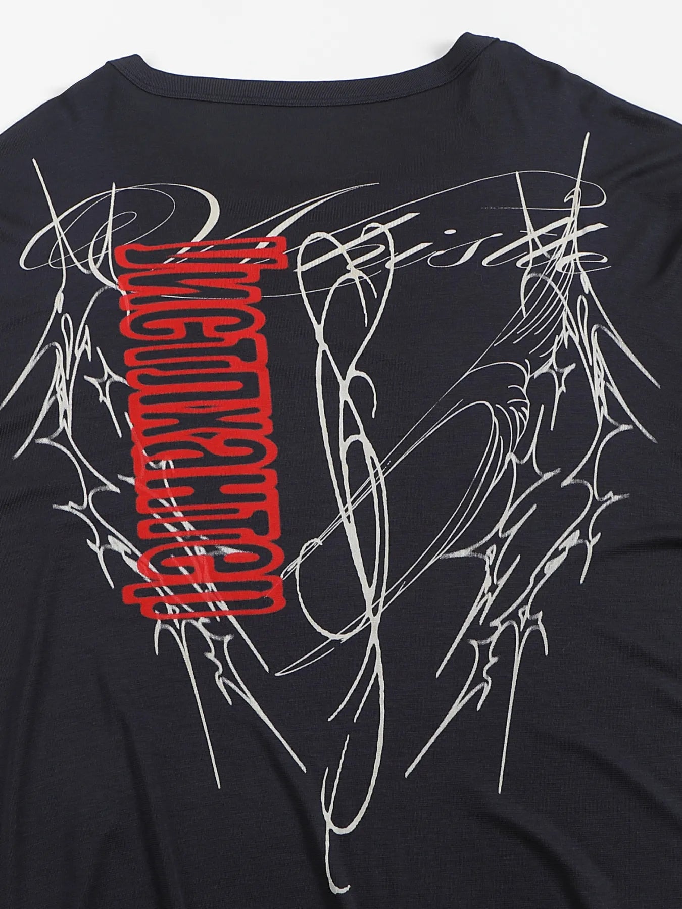 Lyocell jersey-print long-sleeve tee