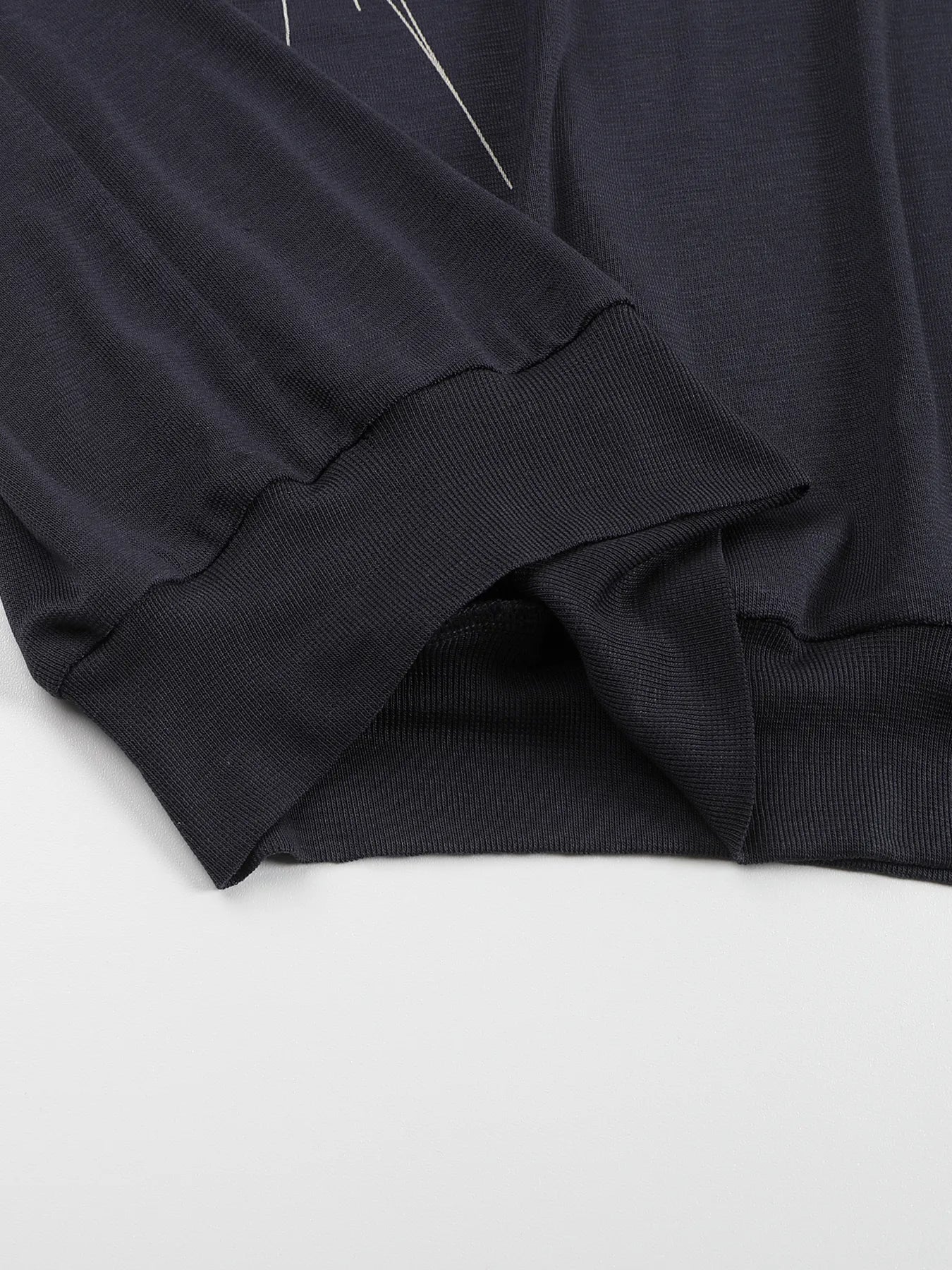 Lyocell jersey-print long-sleeve tee