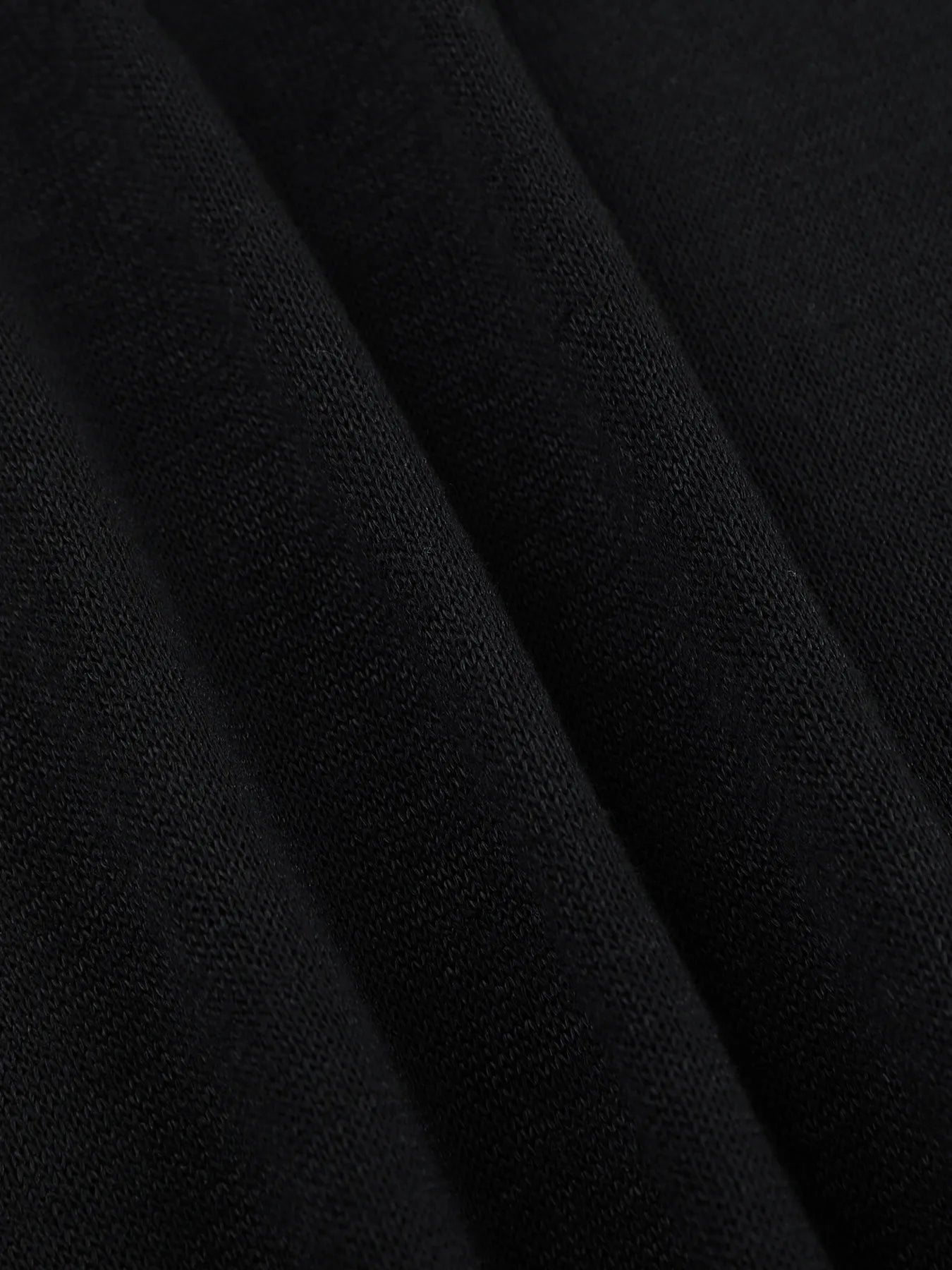 Pin-snap long-sleeve knit tee
