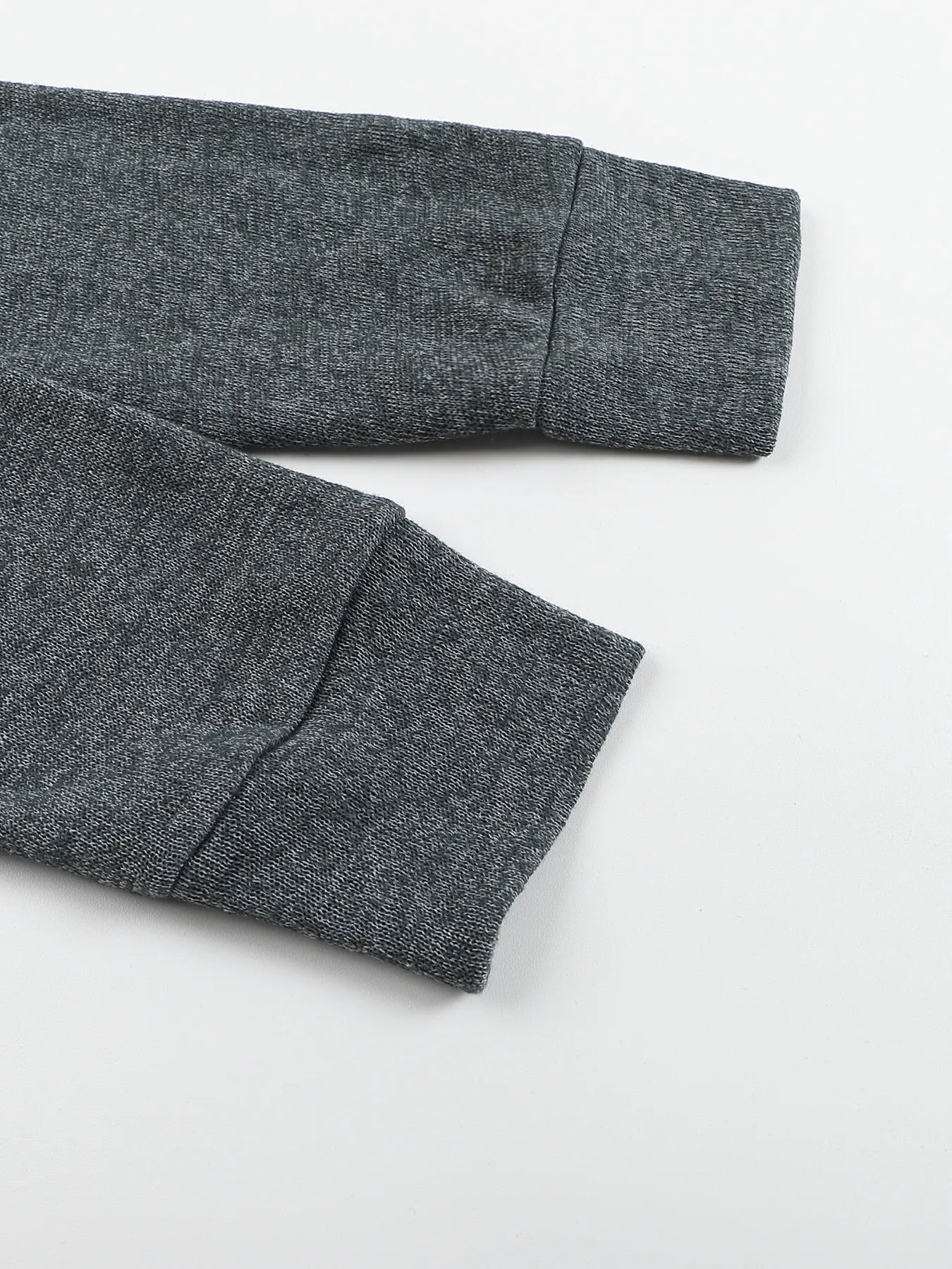 Regimental-tape hooded cardigan