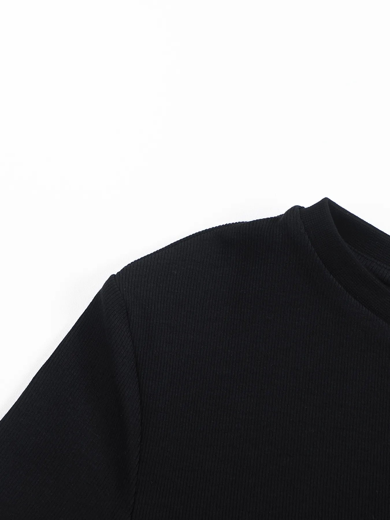 Sleeve motif long-sleeve tee
