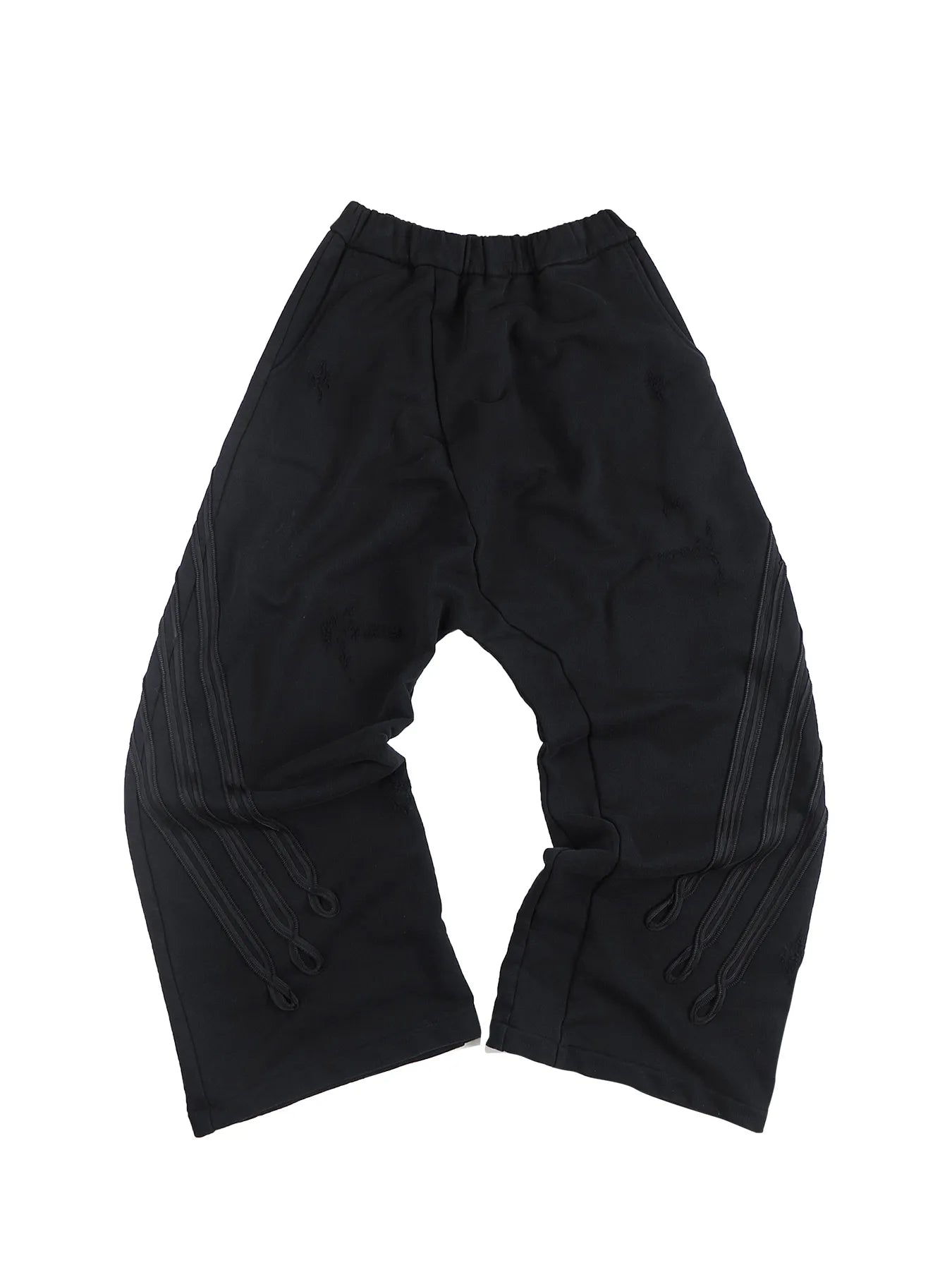 Napoleon-style distressed sweatpants