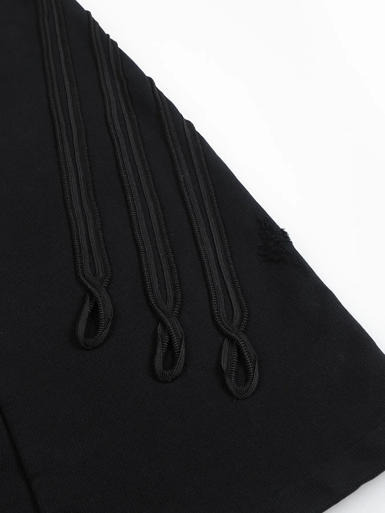 Napoleon-style distressed sweatpants
