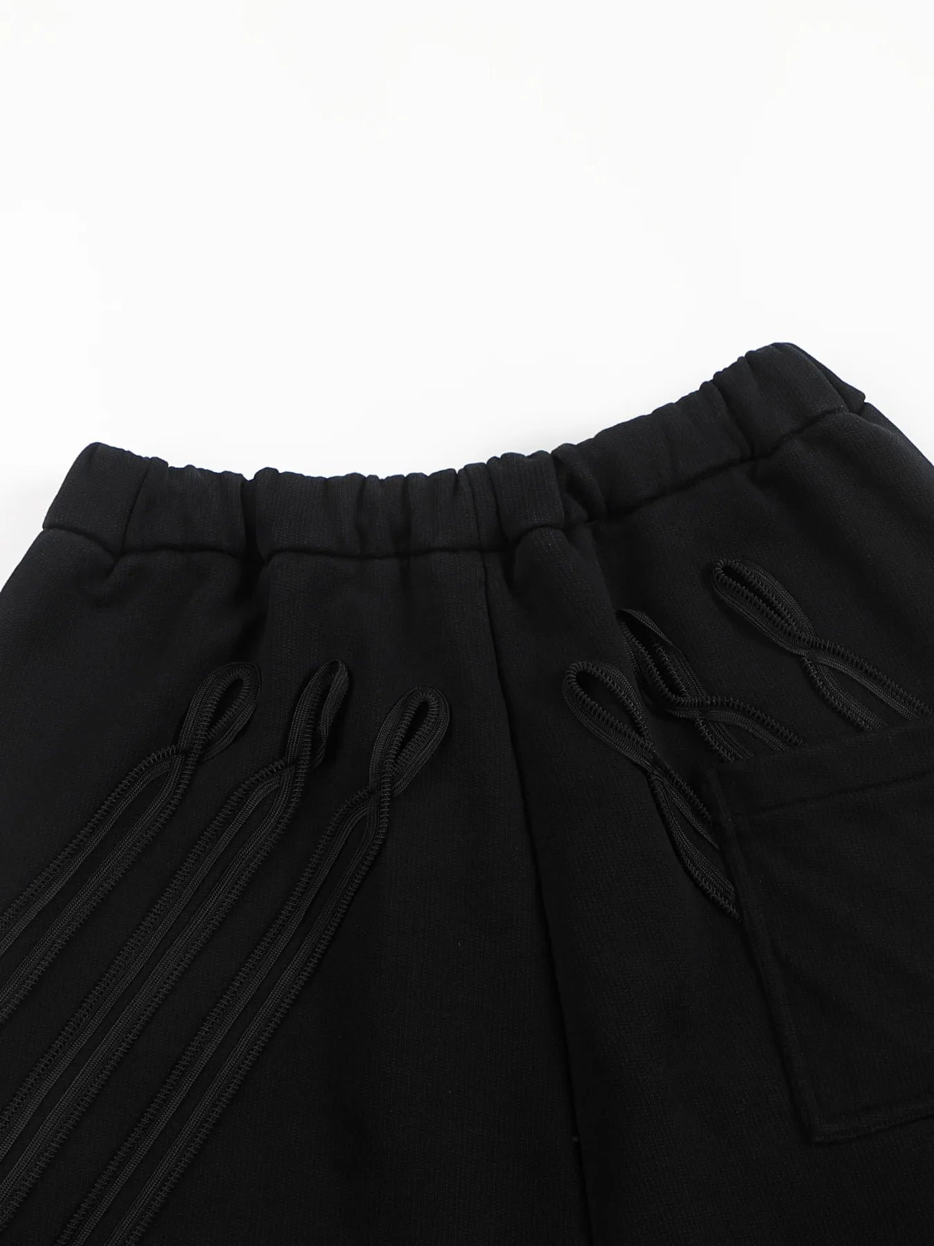 Napoleon-style distressed sweatpants
