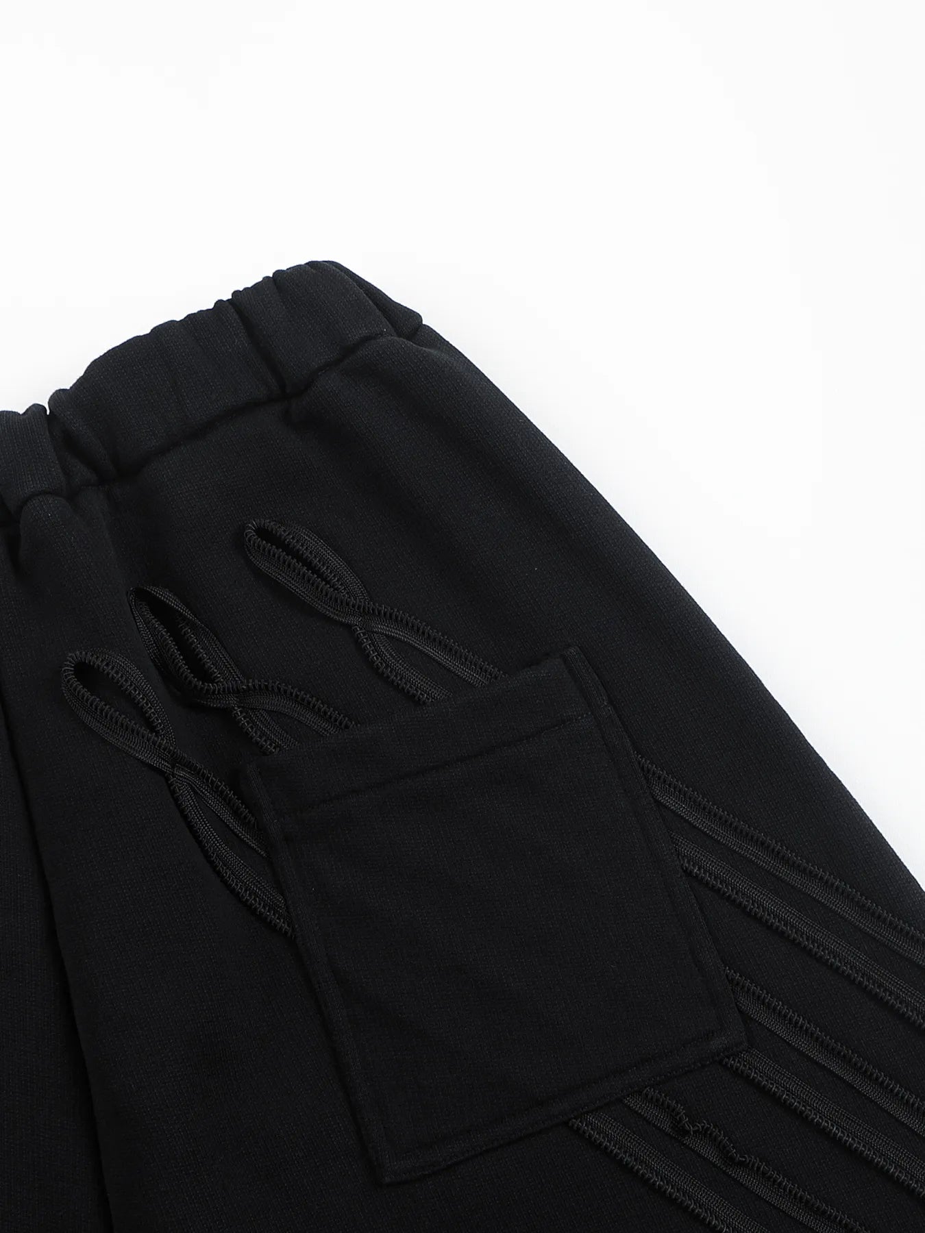 Napoleon-style distressed sweatpants