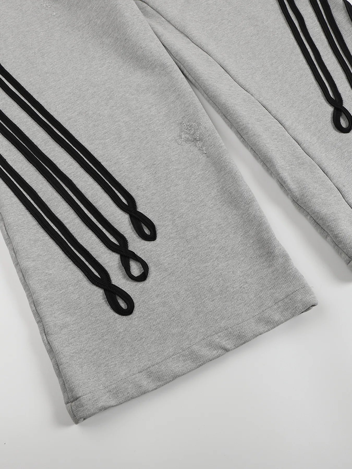 Napoleon-style distressed sweatpants