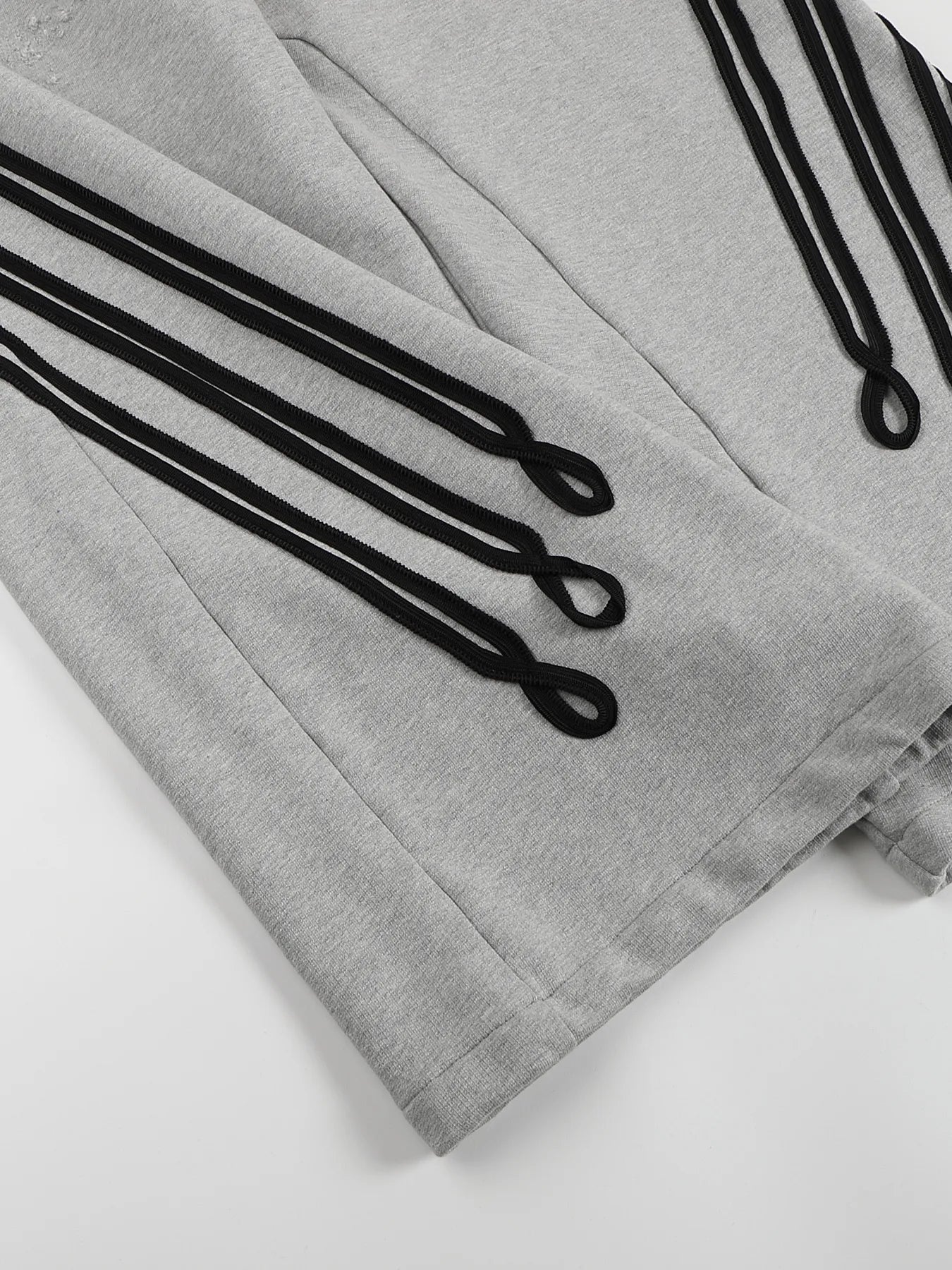 Napoleon-style distressed sweatpants