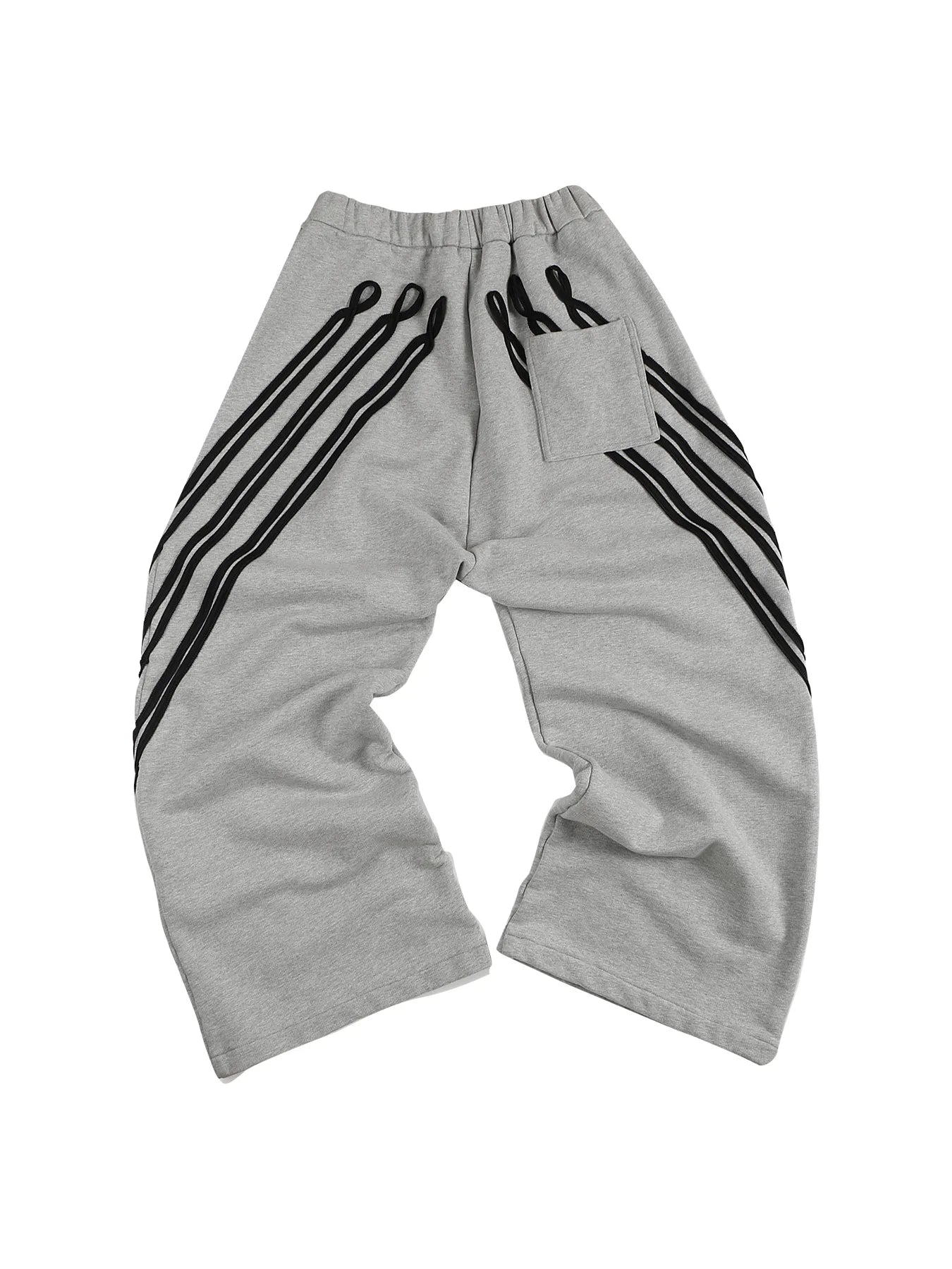 Napoleon-style distressed sweatpants