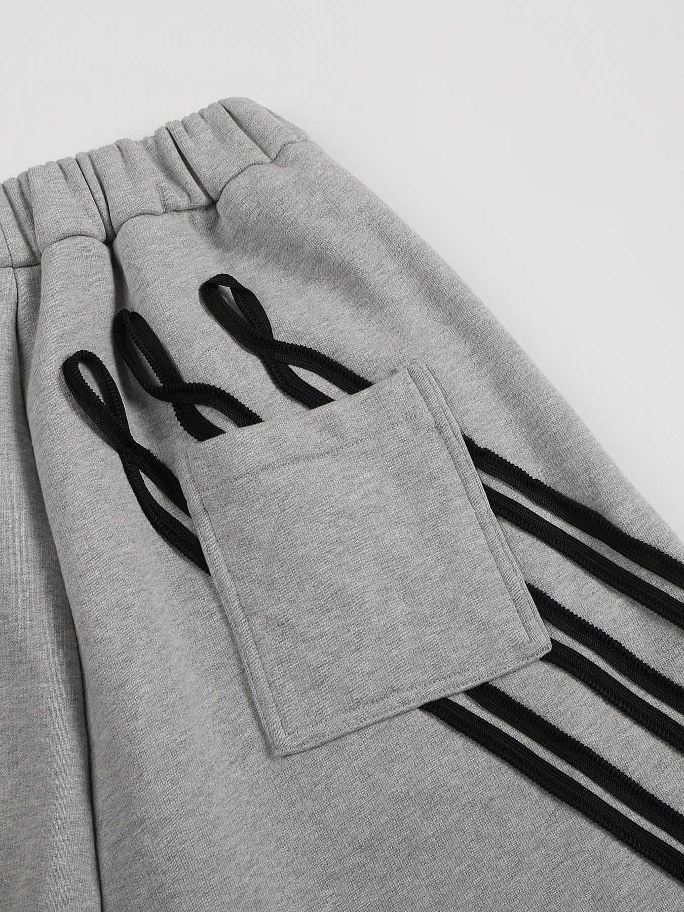 Napoleon-style distressed sweatpants