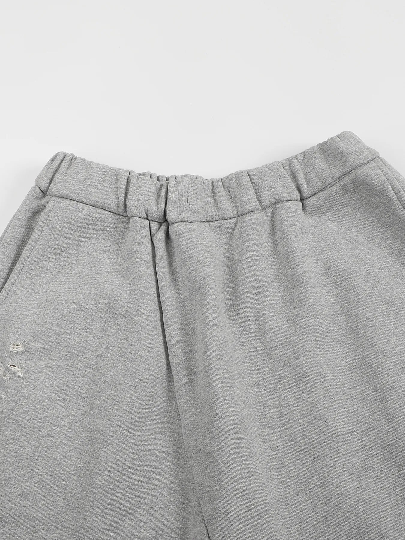 Napoleon-style distressed sweatpants