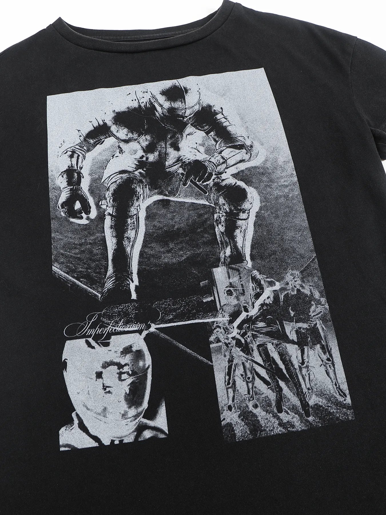 Retro-style, aged-out fit T-shirt