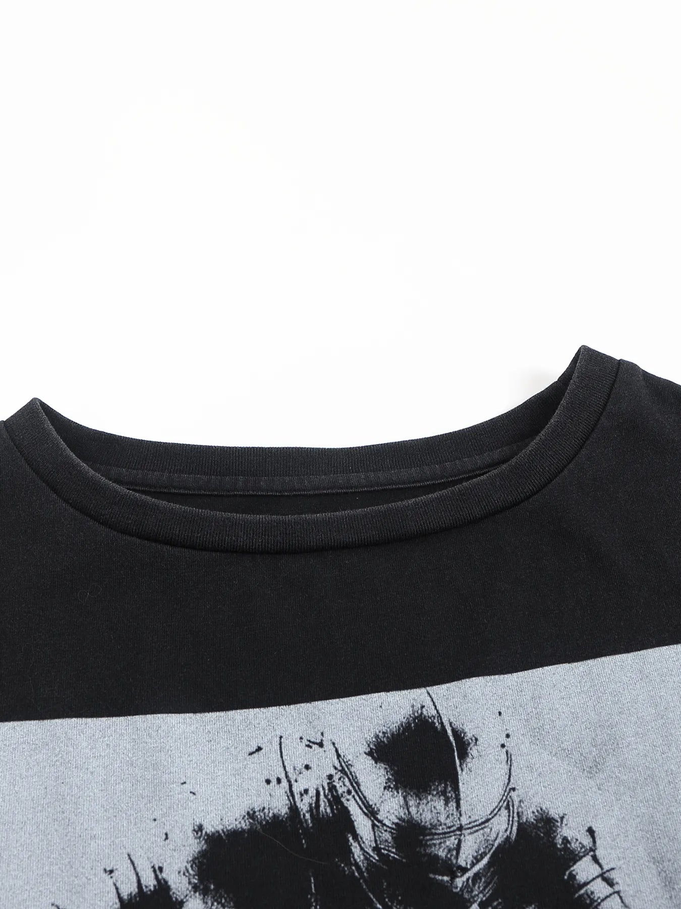 Retro-style, aged-out fit T-shirt