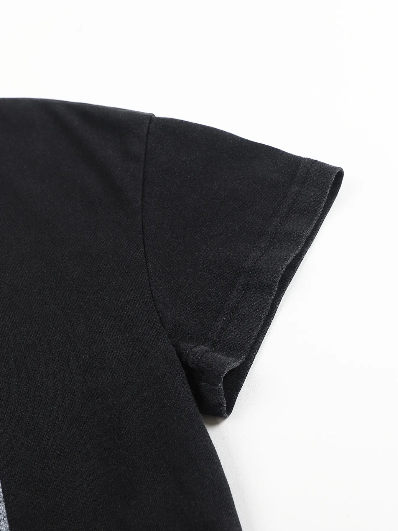 Retro-style, aged-out fit T-shirt
