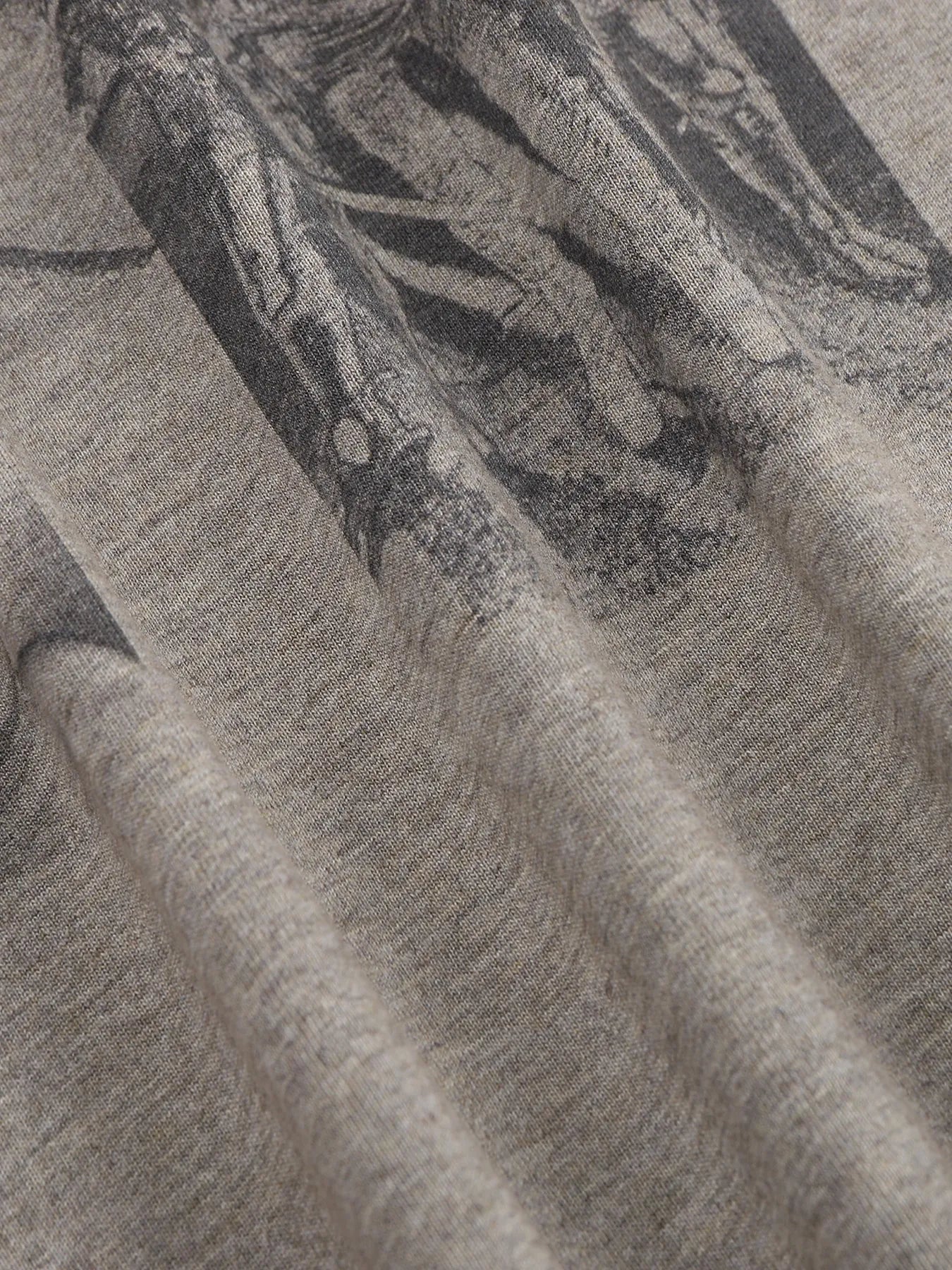 Retro-style, aged-out fit T-shirt