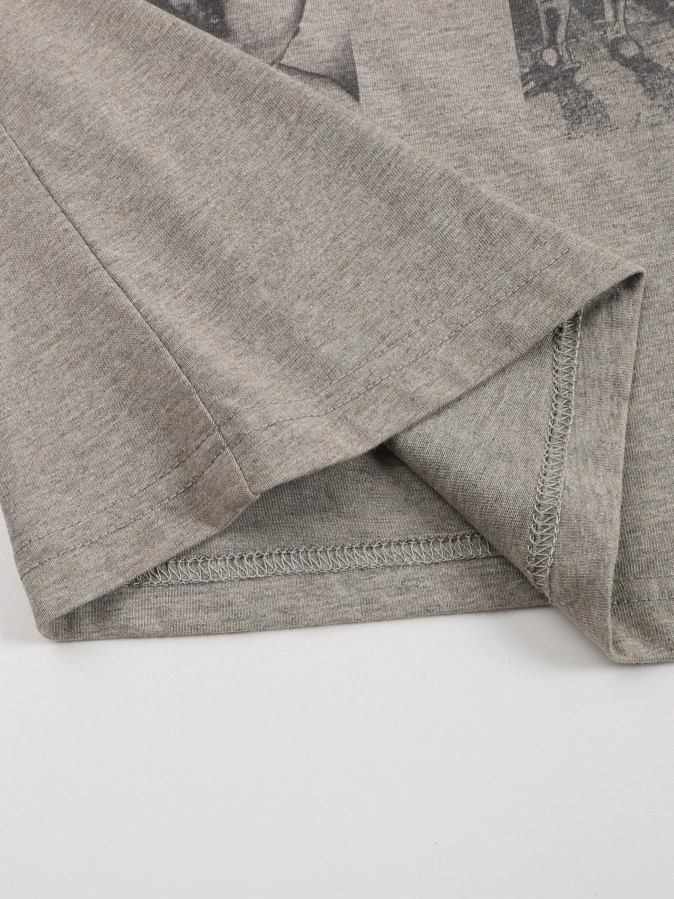 Retro-style, aged-out fit T-shirt