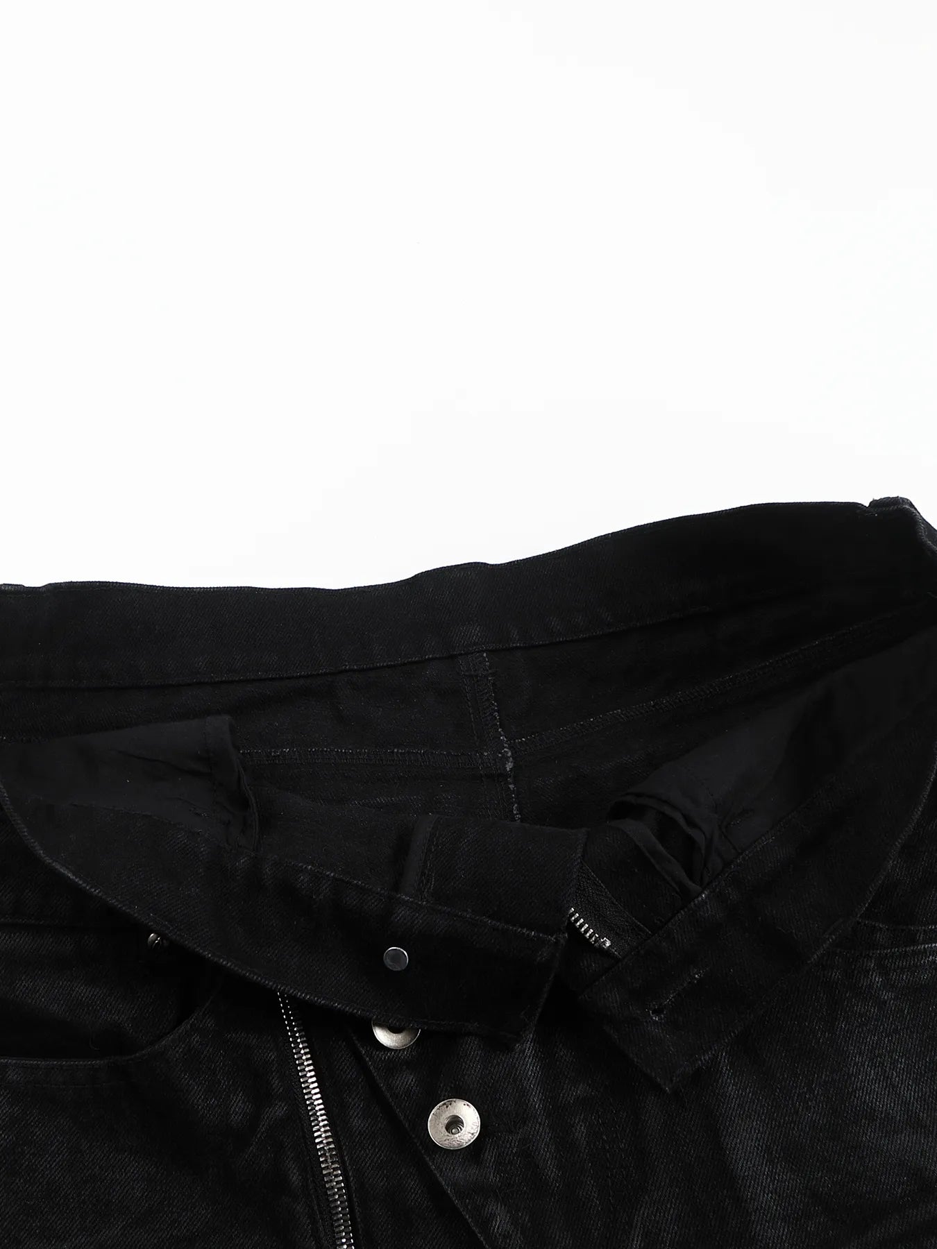 Skinny jeans with double waists