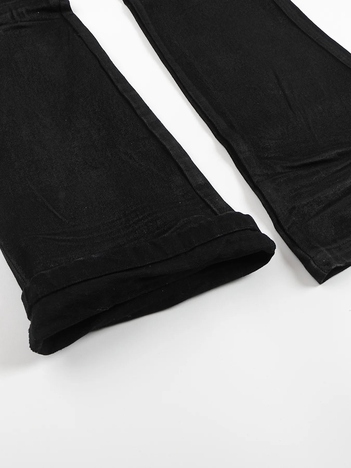 Skinny jeans with double waists