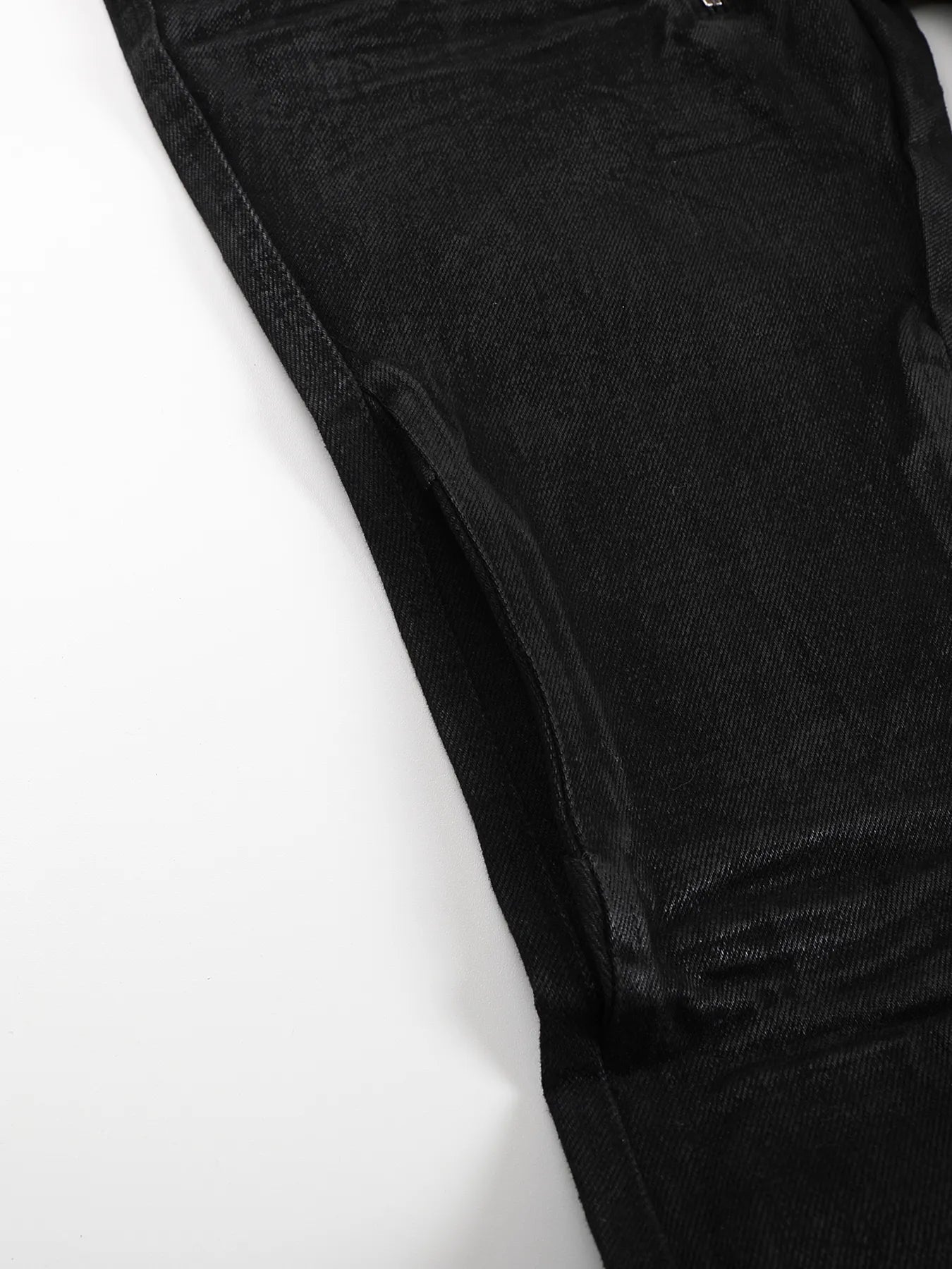 Skinny jeans with double waists