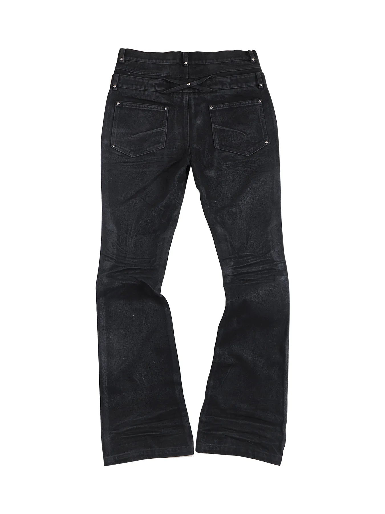 Skinny jeans with double waists