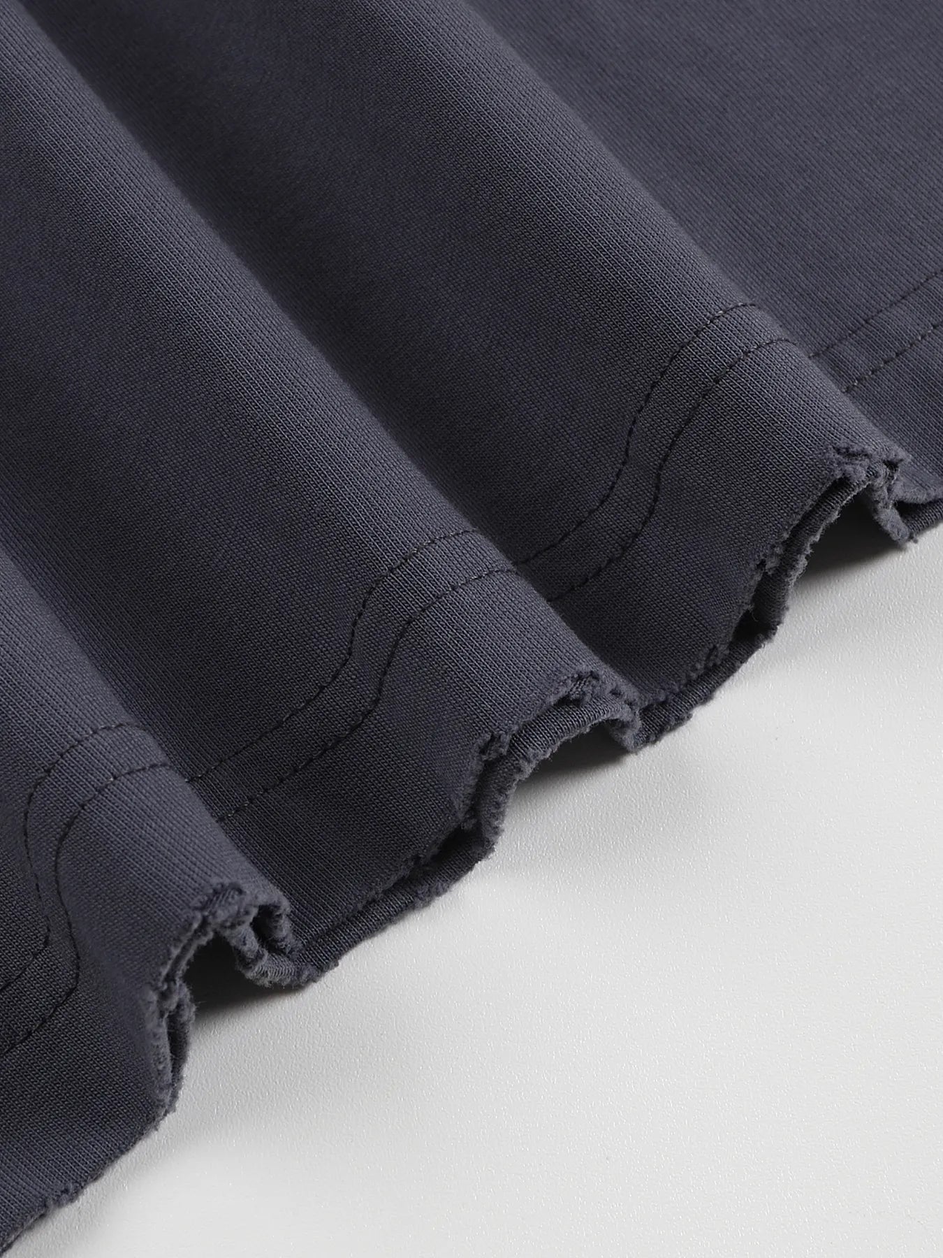 Water-washed, aged-style T-shirt