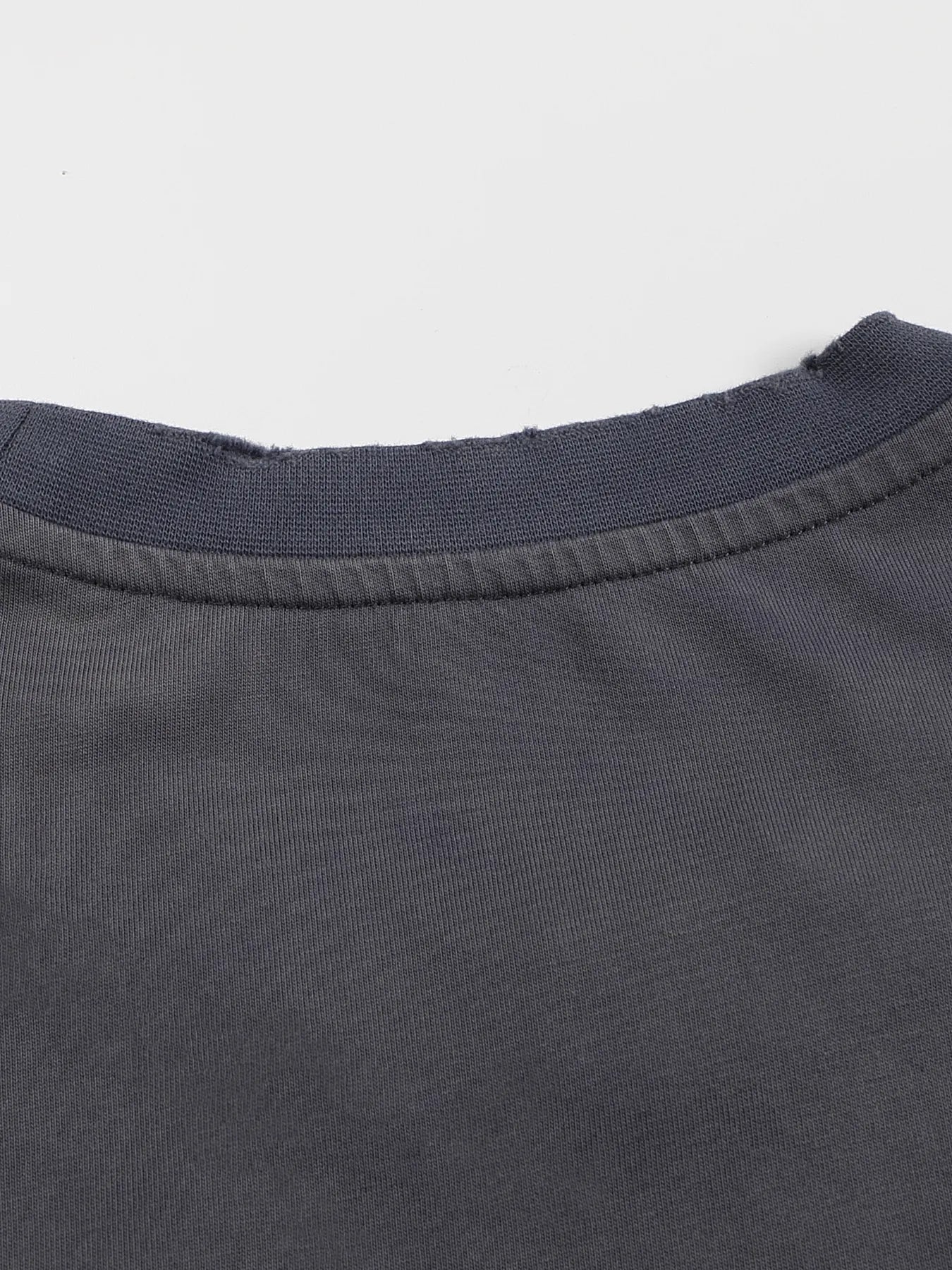 Water-washed, aged-style T-shirt