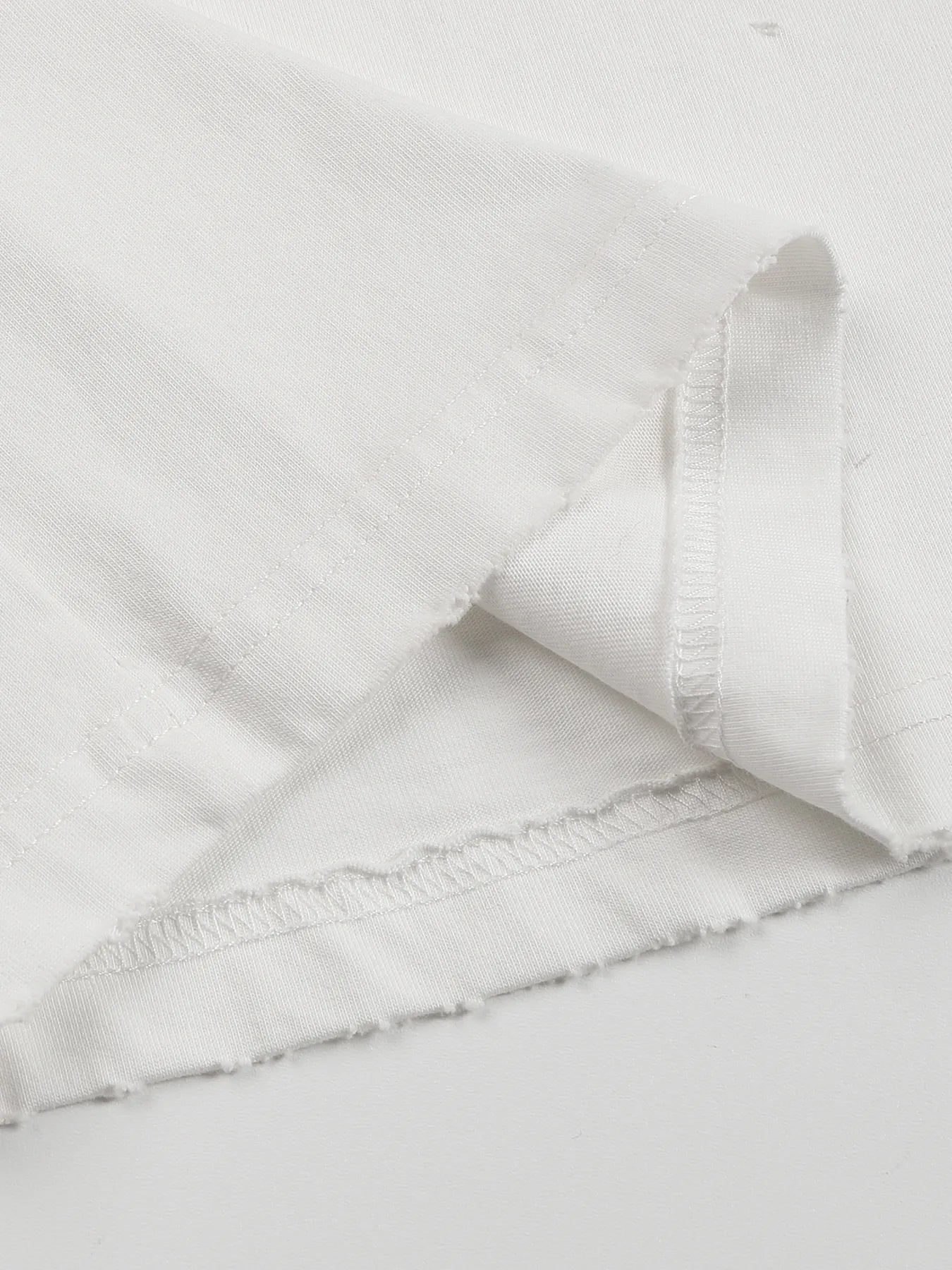 Water-washed, aged-style T-shirt