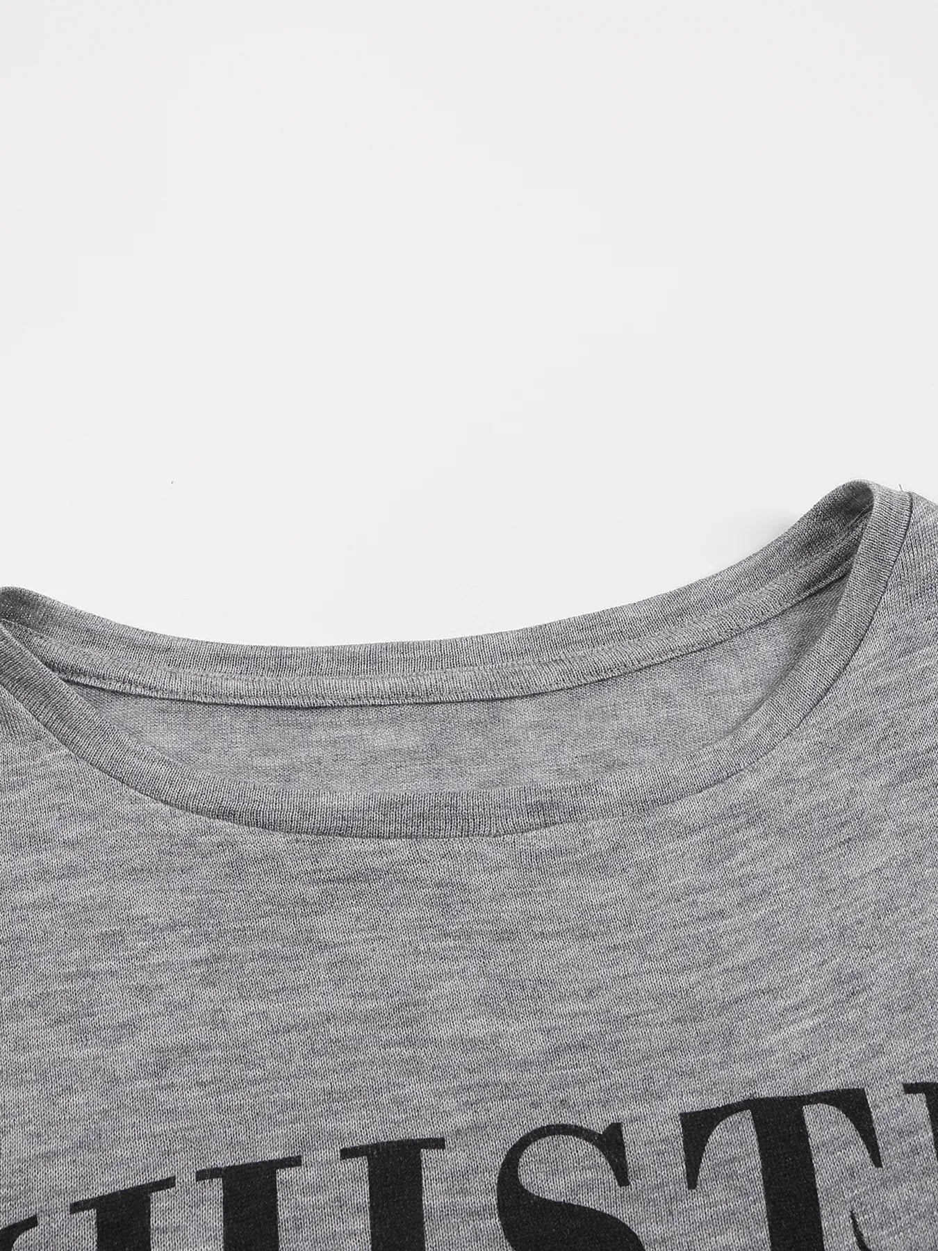 Wool blended printed short-sleeved shirt